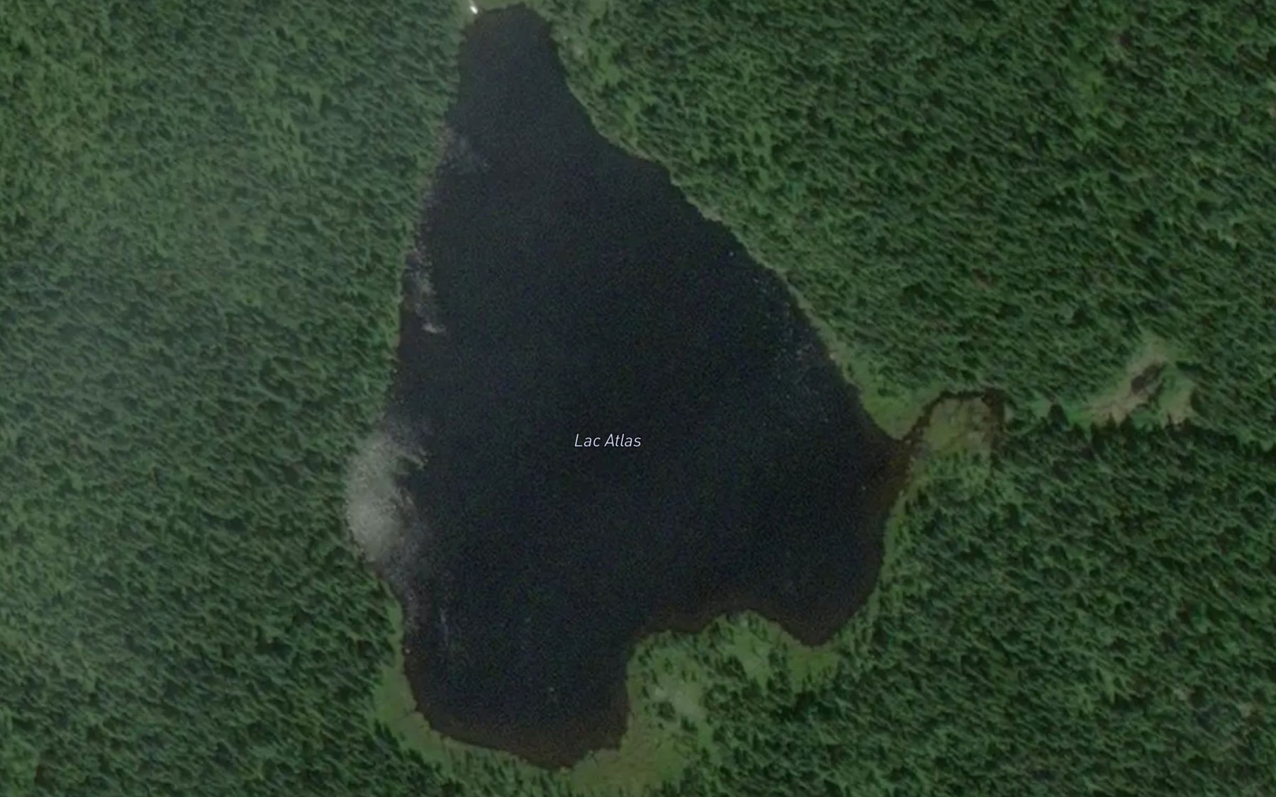 Satellite map of the Lac Atlas