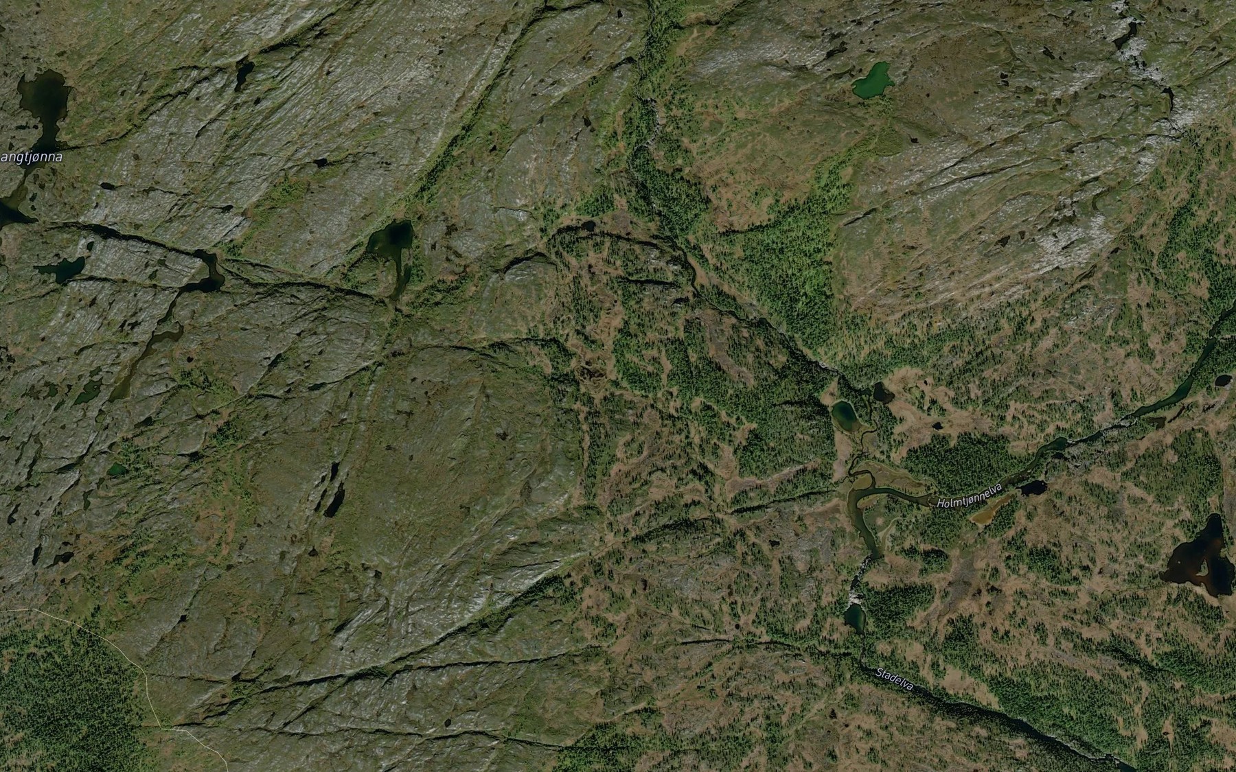 Satellite map of the Gjertrudbekken