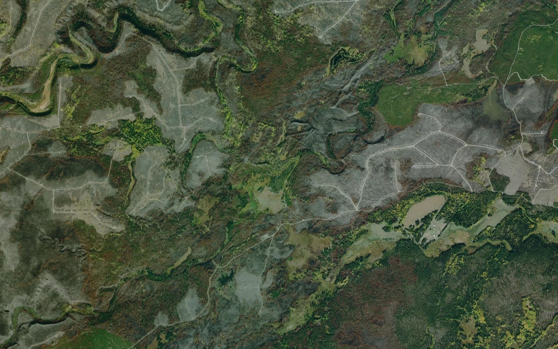 Satellite map of the Rosenstock Creek
