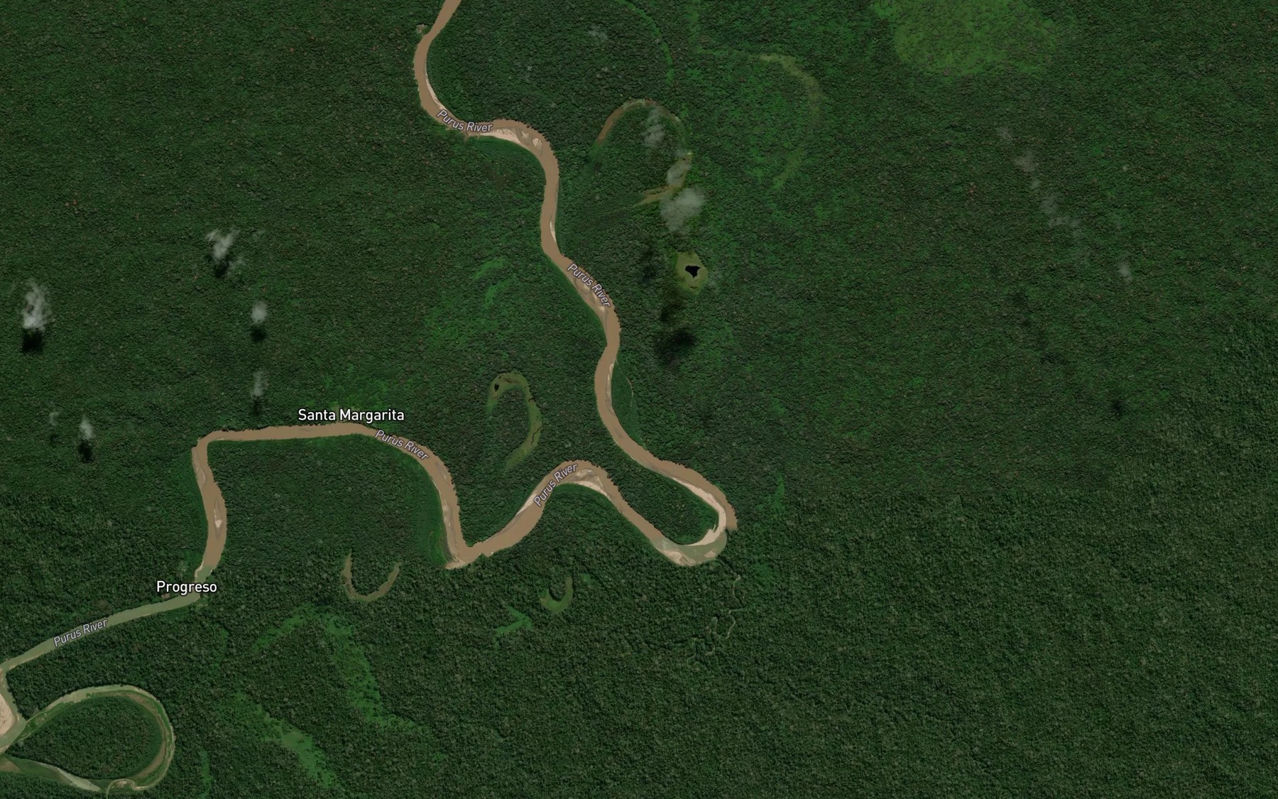 Satellite map of the Rio Trapiche