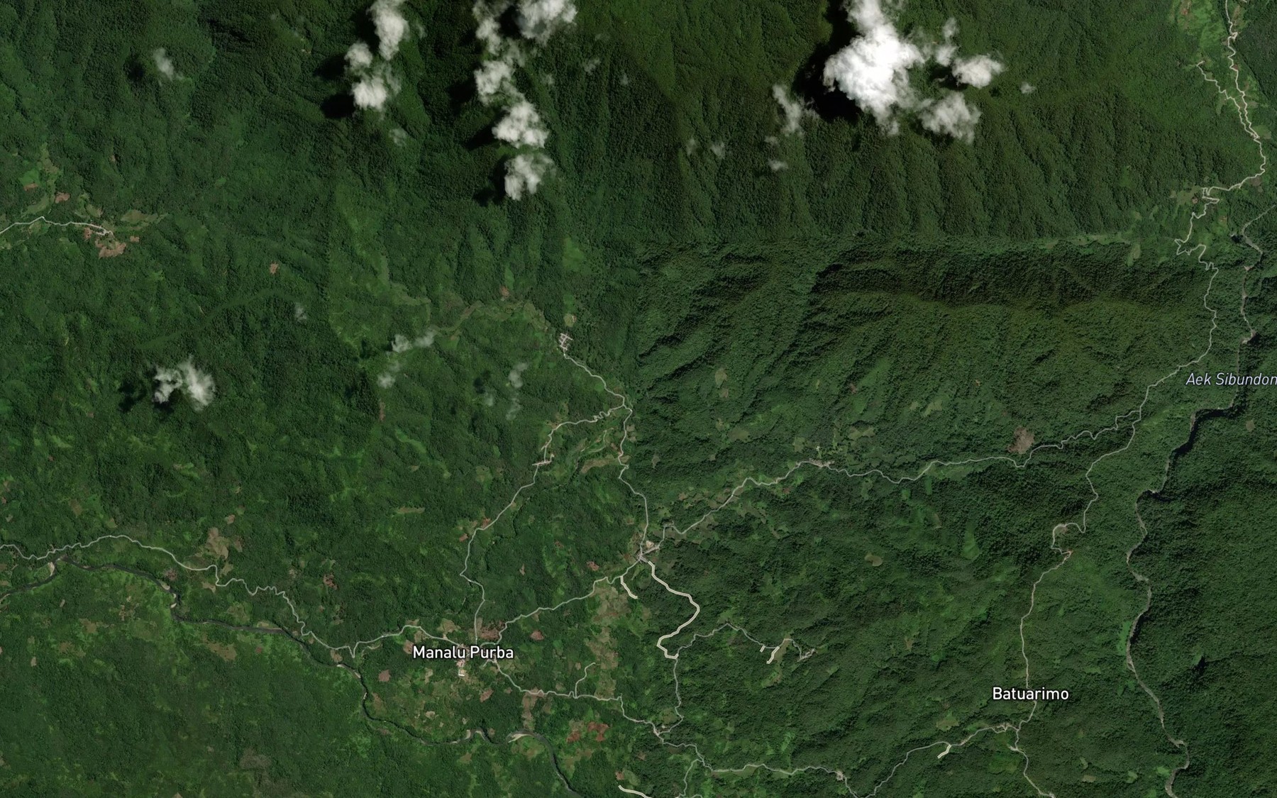 Satellite map of the Aek Harjoran