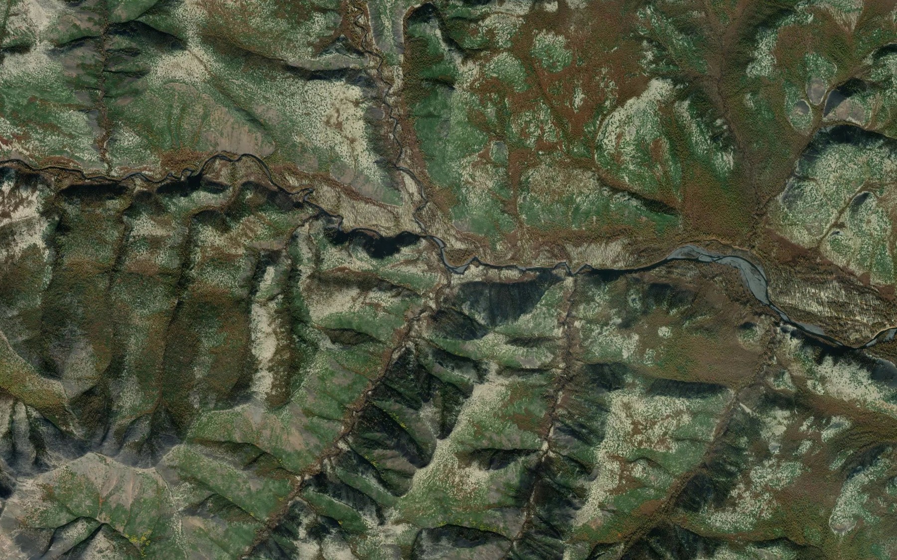 Satellite map of the Gydanskiy