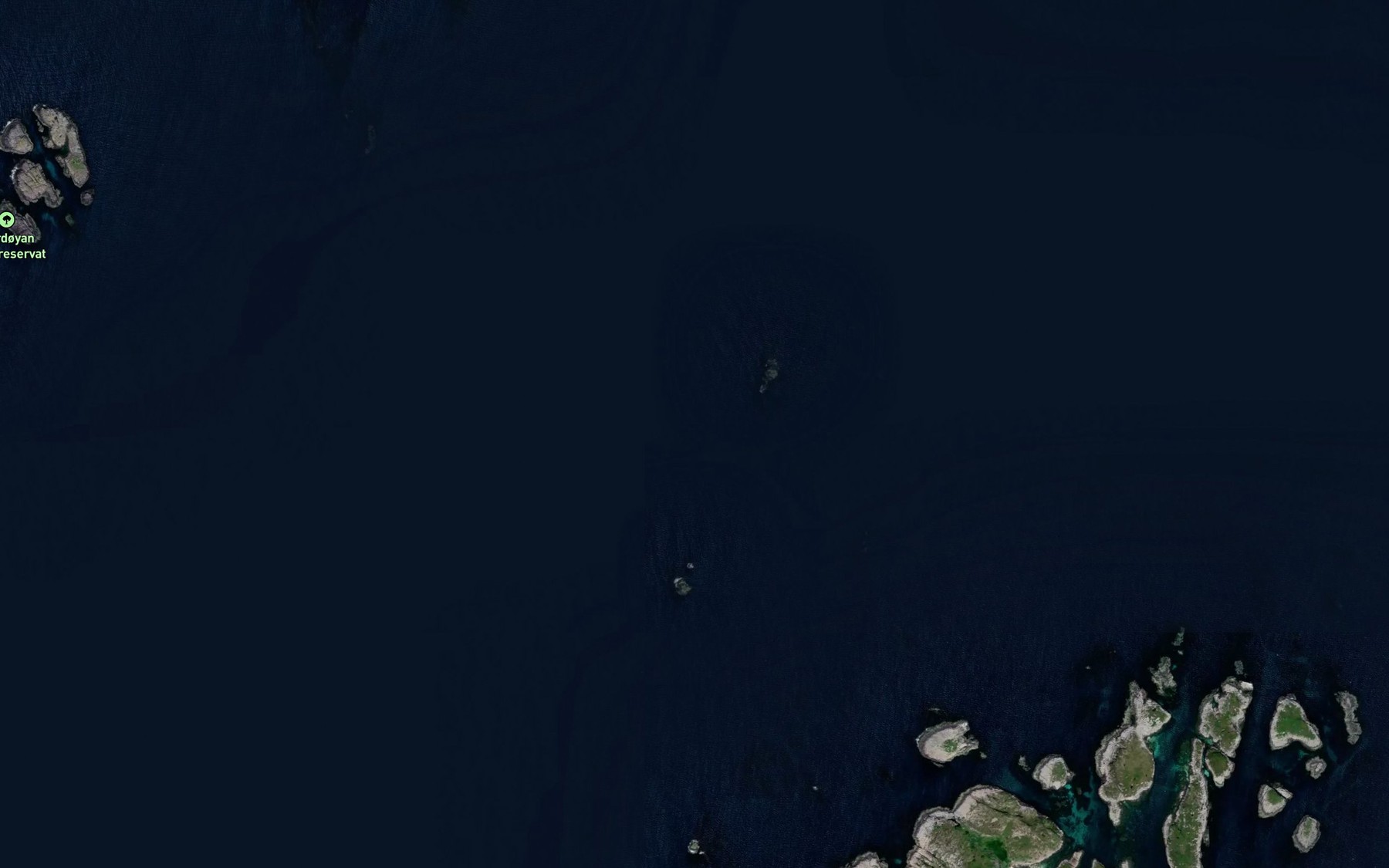 Satellite map of the Flengeskjeret