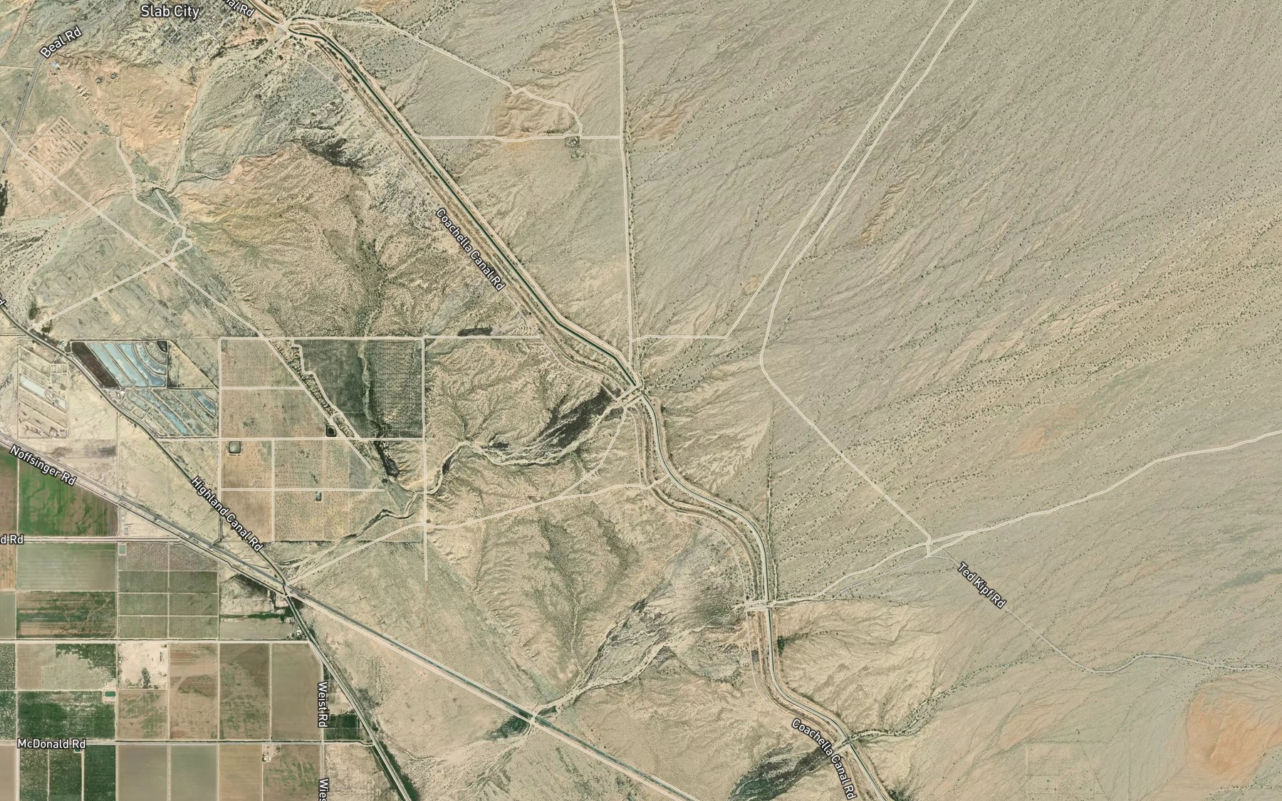 Satellite map of the Siphon Six