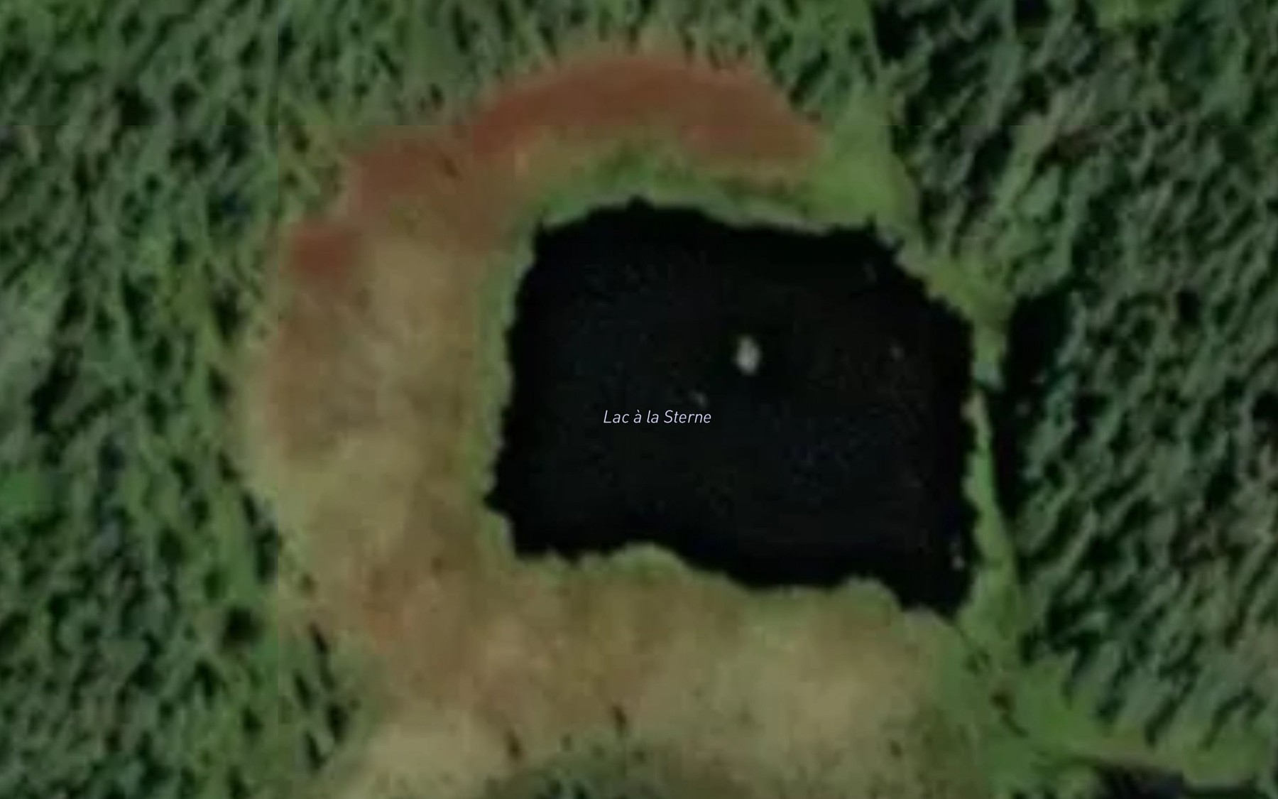 Satellite map of the Lac a la Sterne