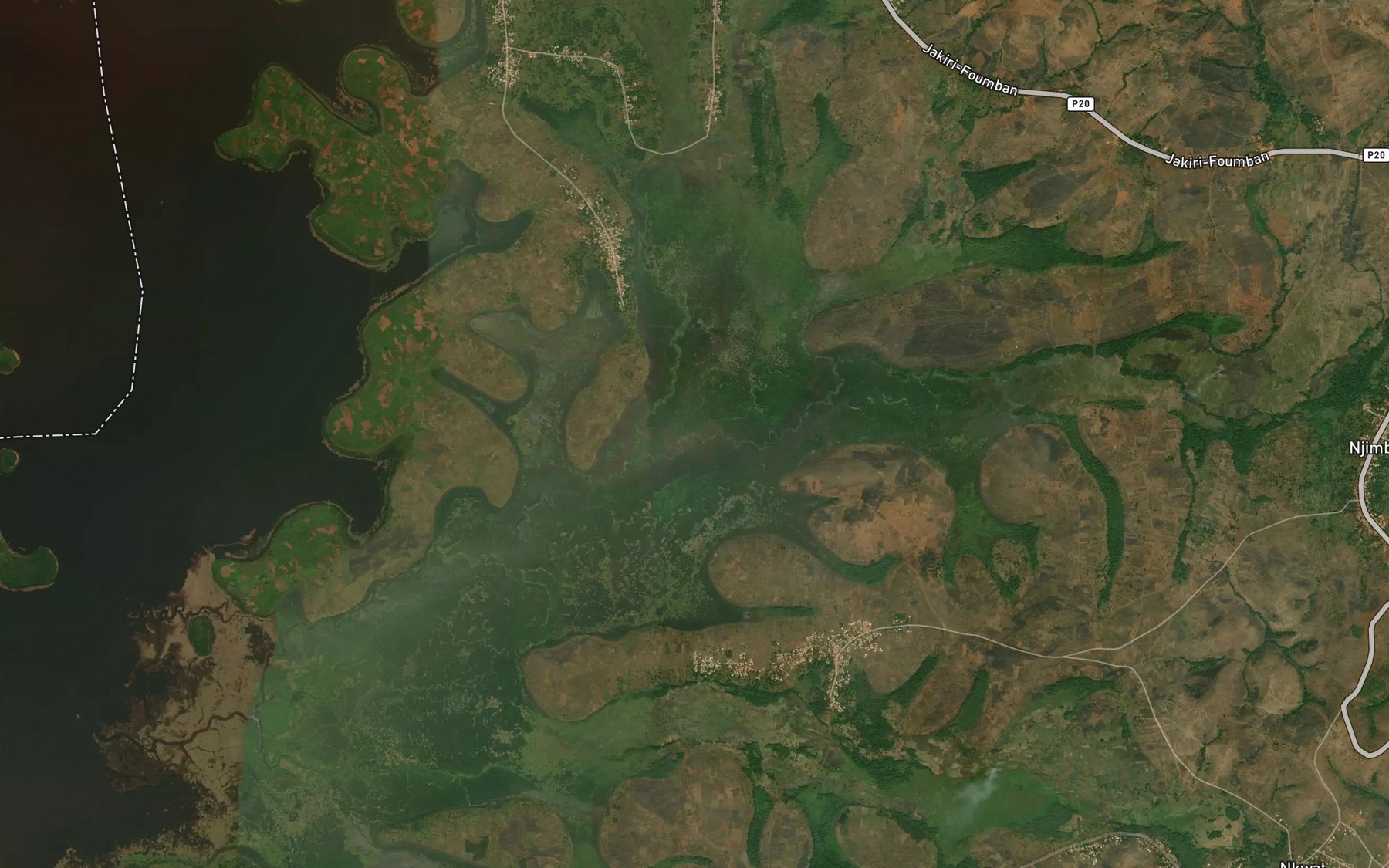 Satellite map of the Yamayama