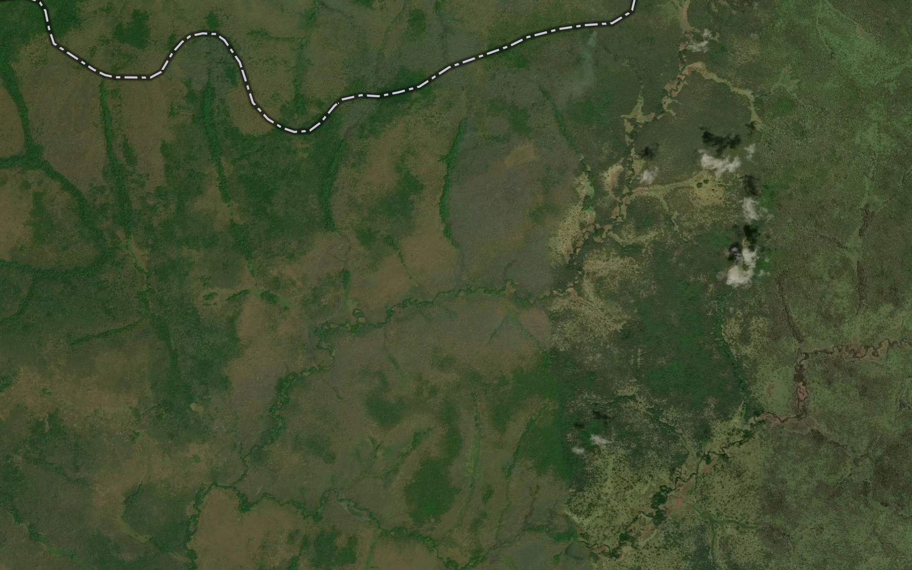 Satellite map of the Nangondi