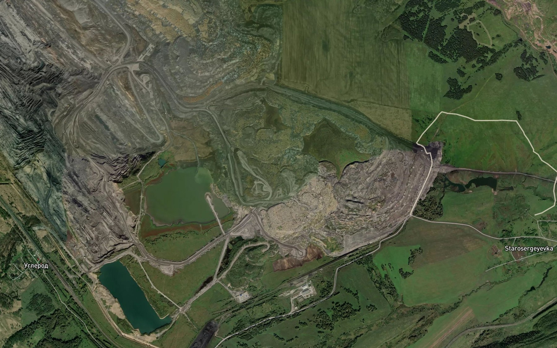 Satellite map of the Zamaraikha