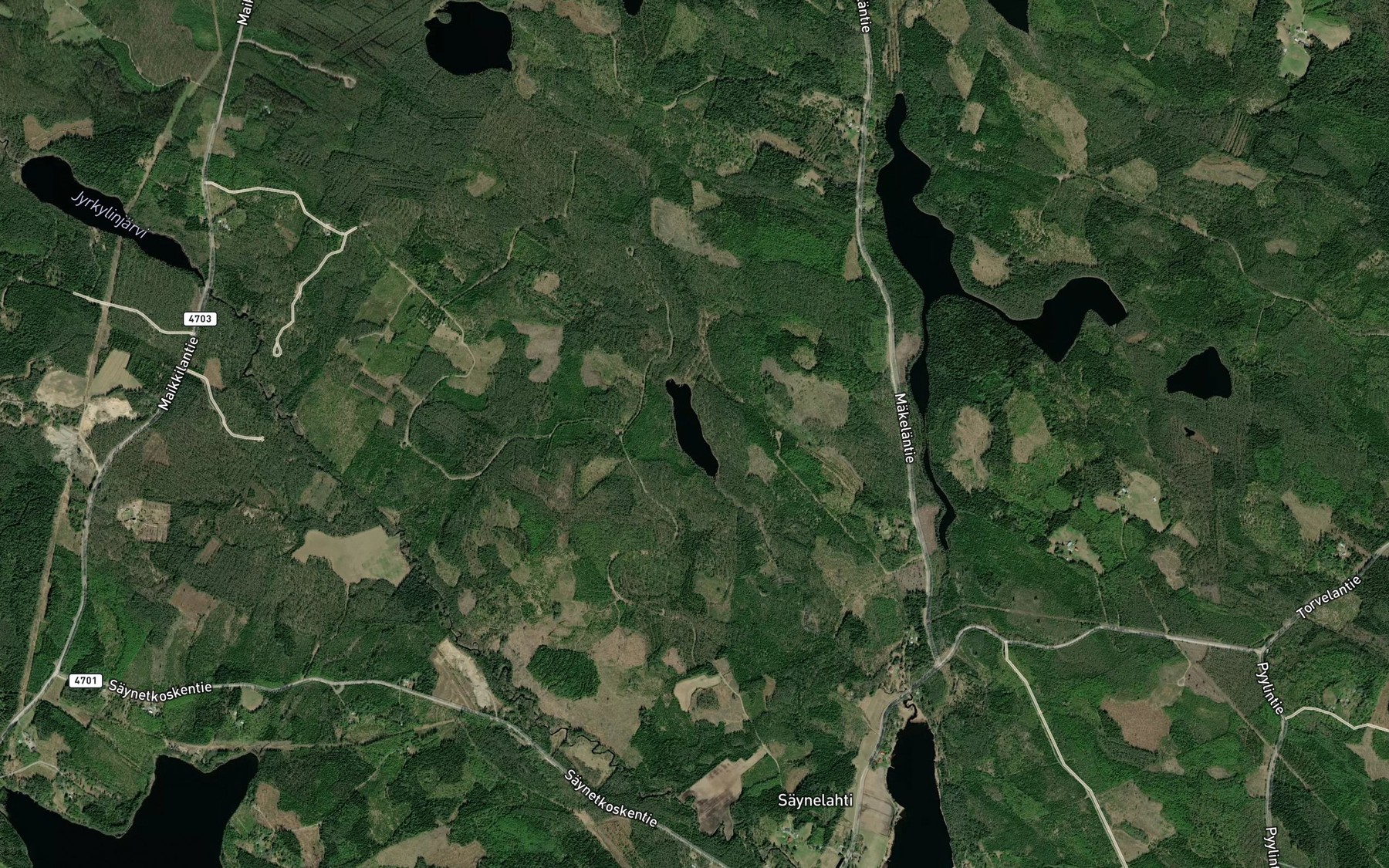 Satellite map of the Riihilampi