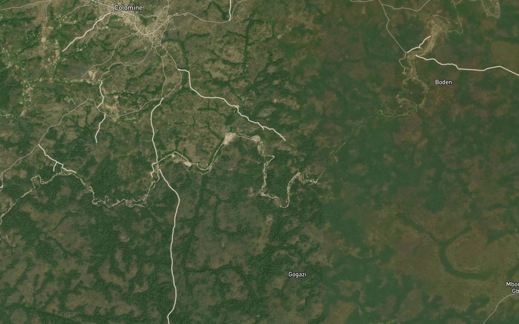 Satellite map of the Linbago