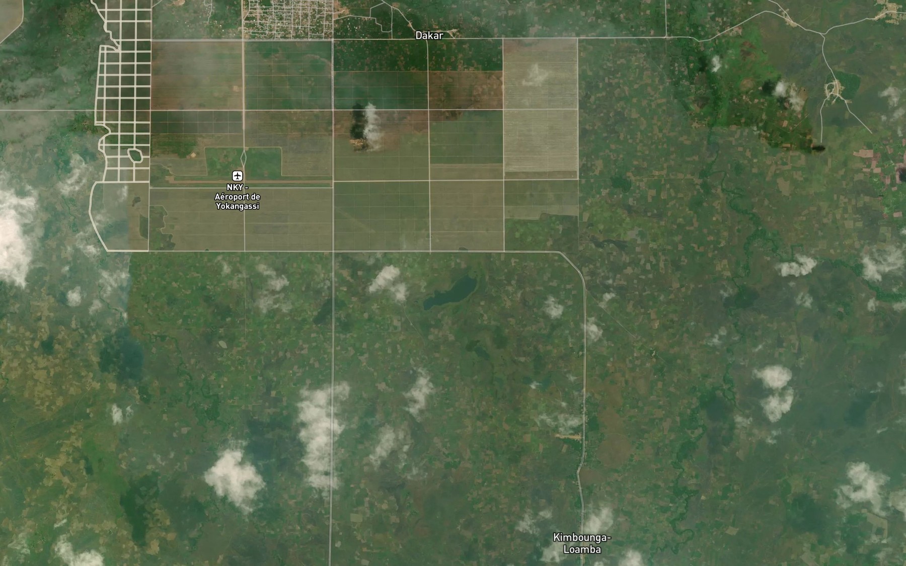 Satellite map of the Lac Kongo