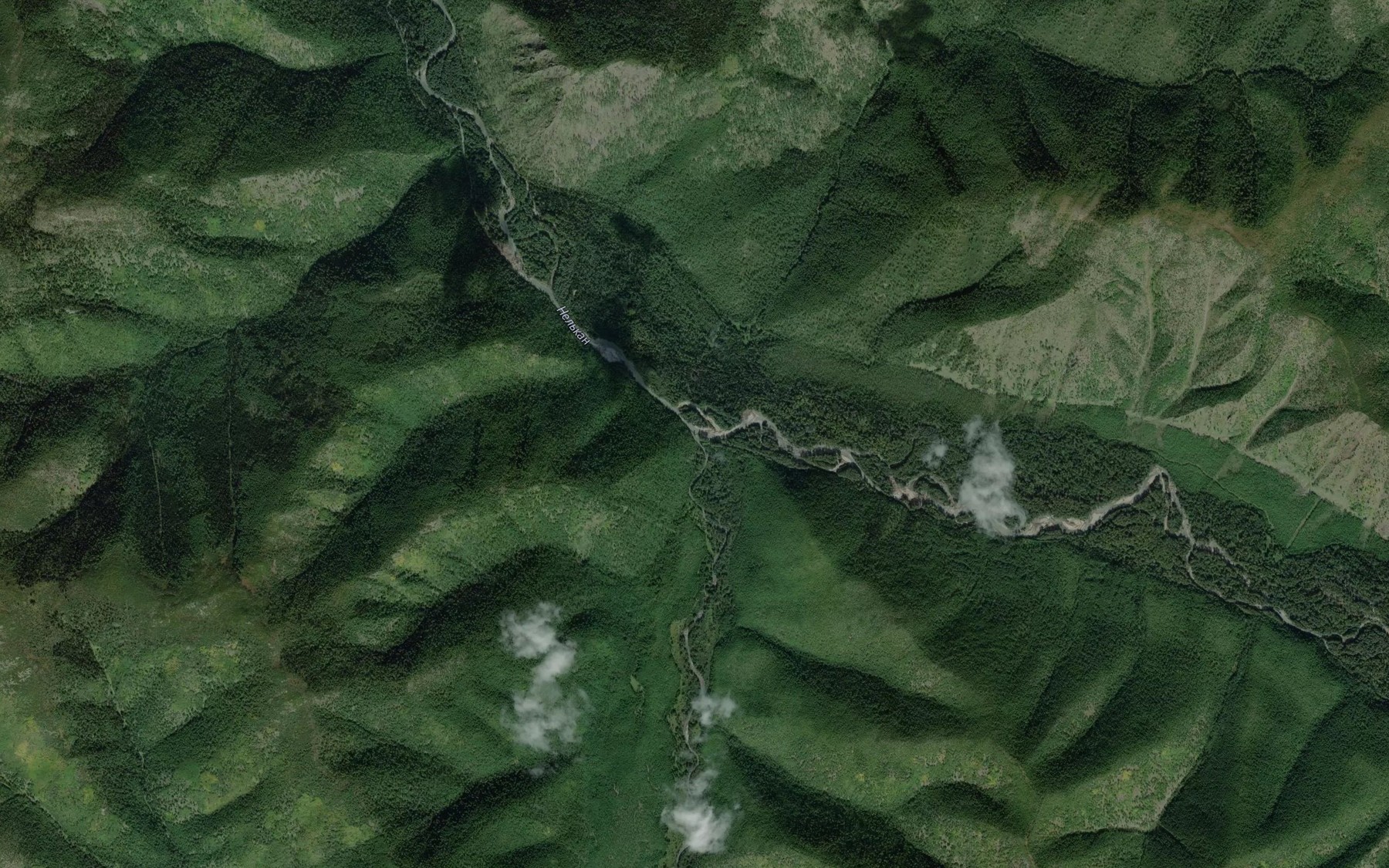 Satellite map of the Bogalikan