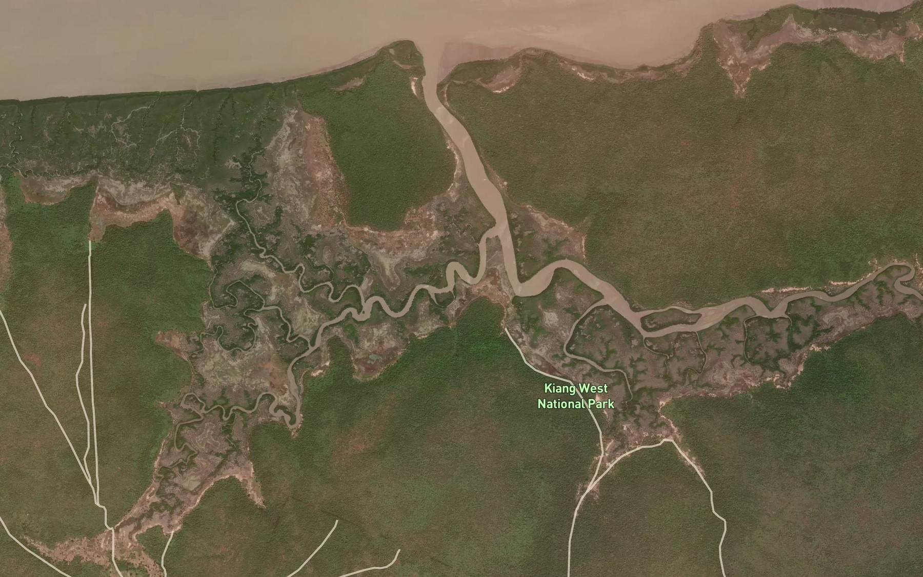 Satellite map of the Jali Bolon