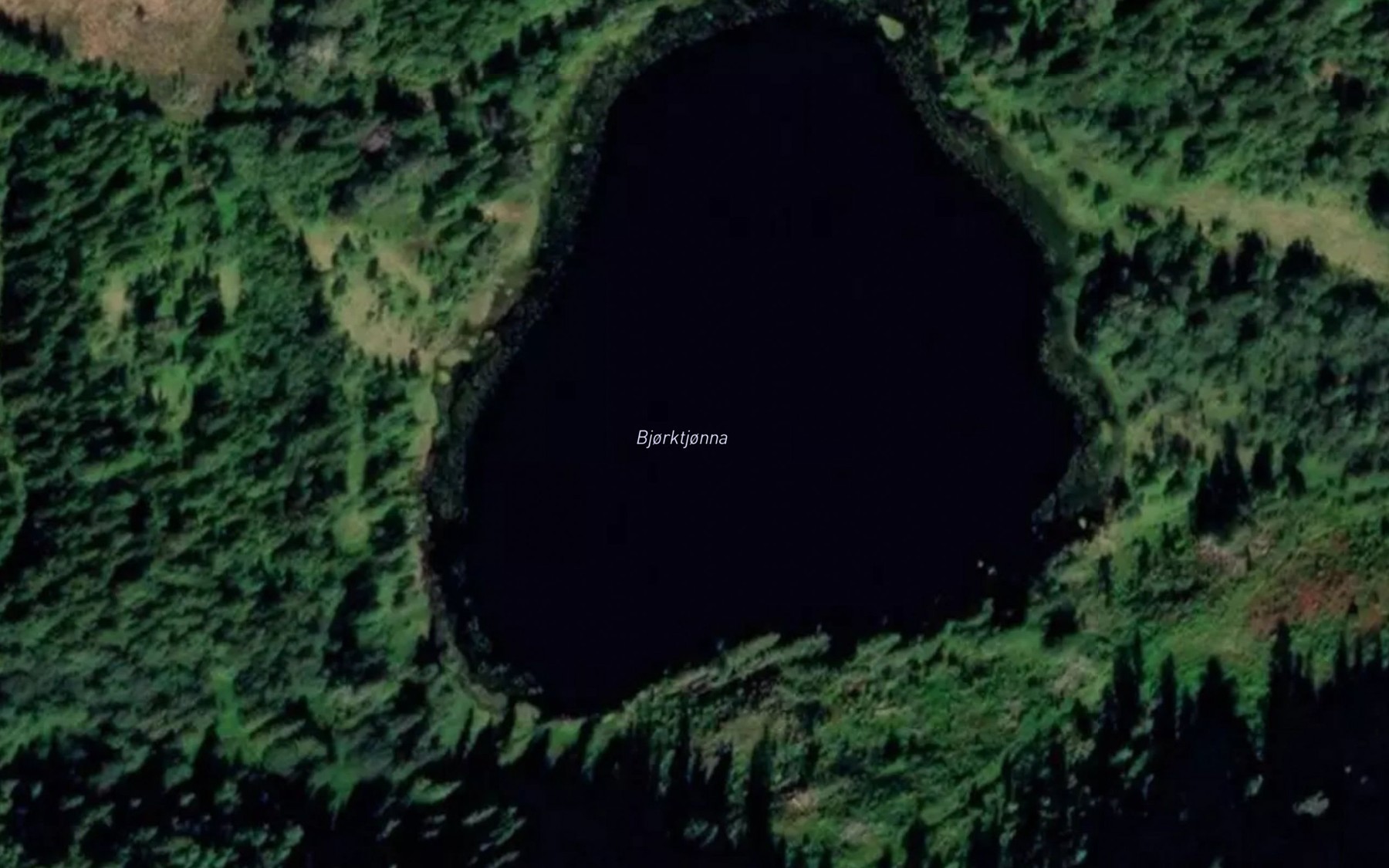 Satellite map of the Bjorktjorna