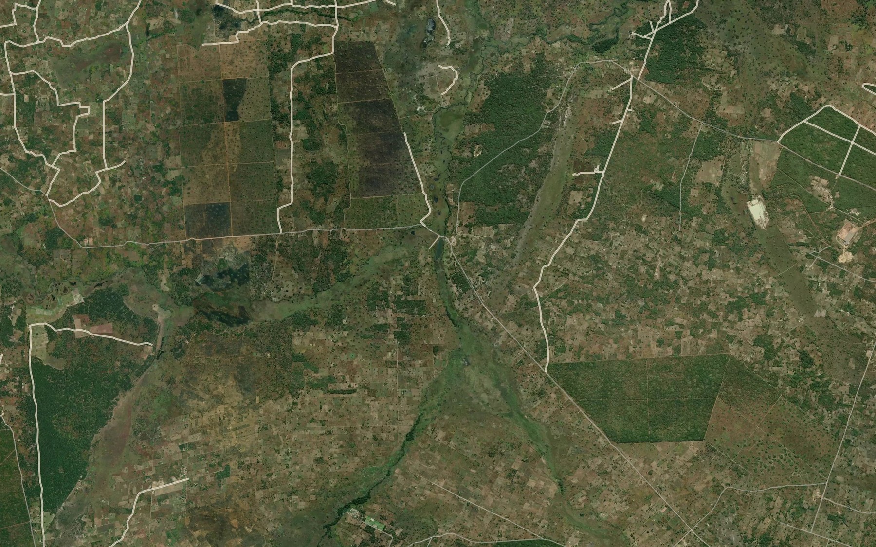 Satellite map of the Chati