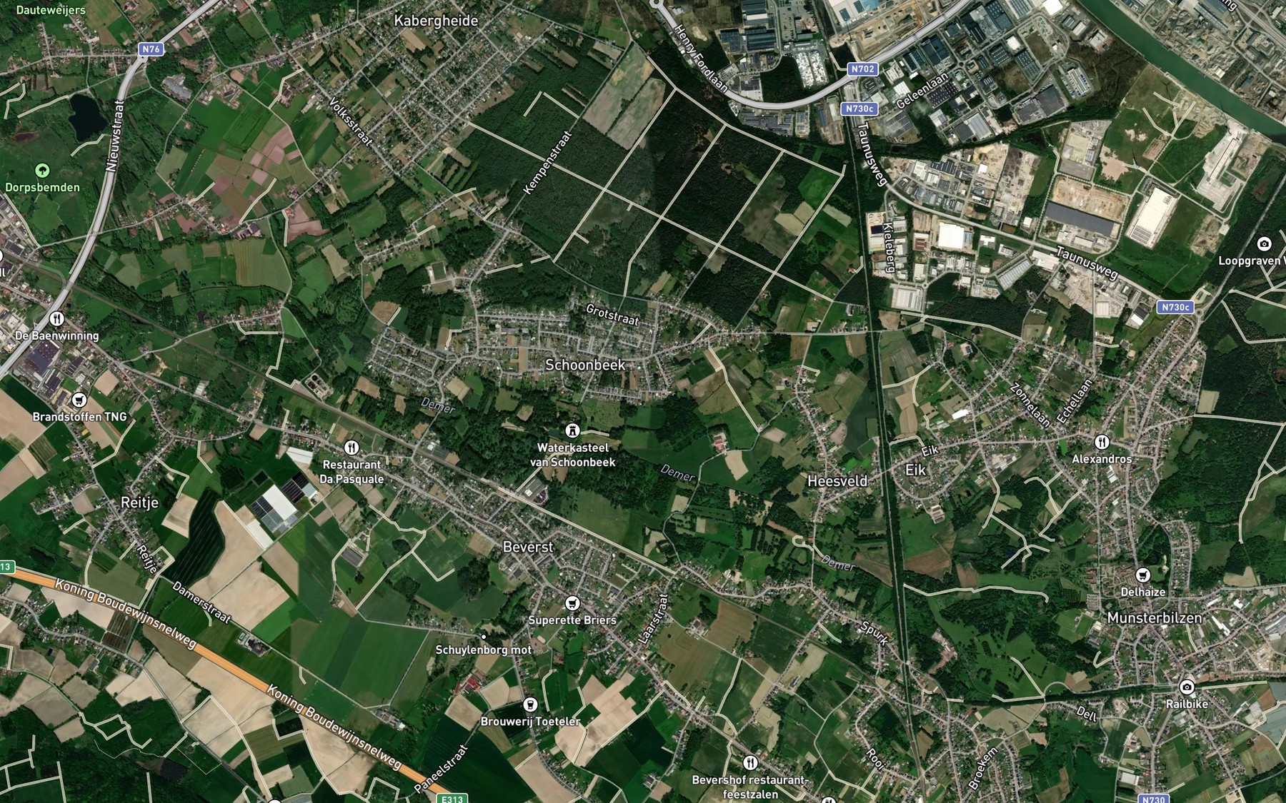 Satellite map of the Sint-Martensgracht