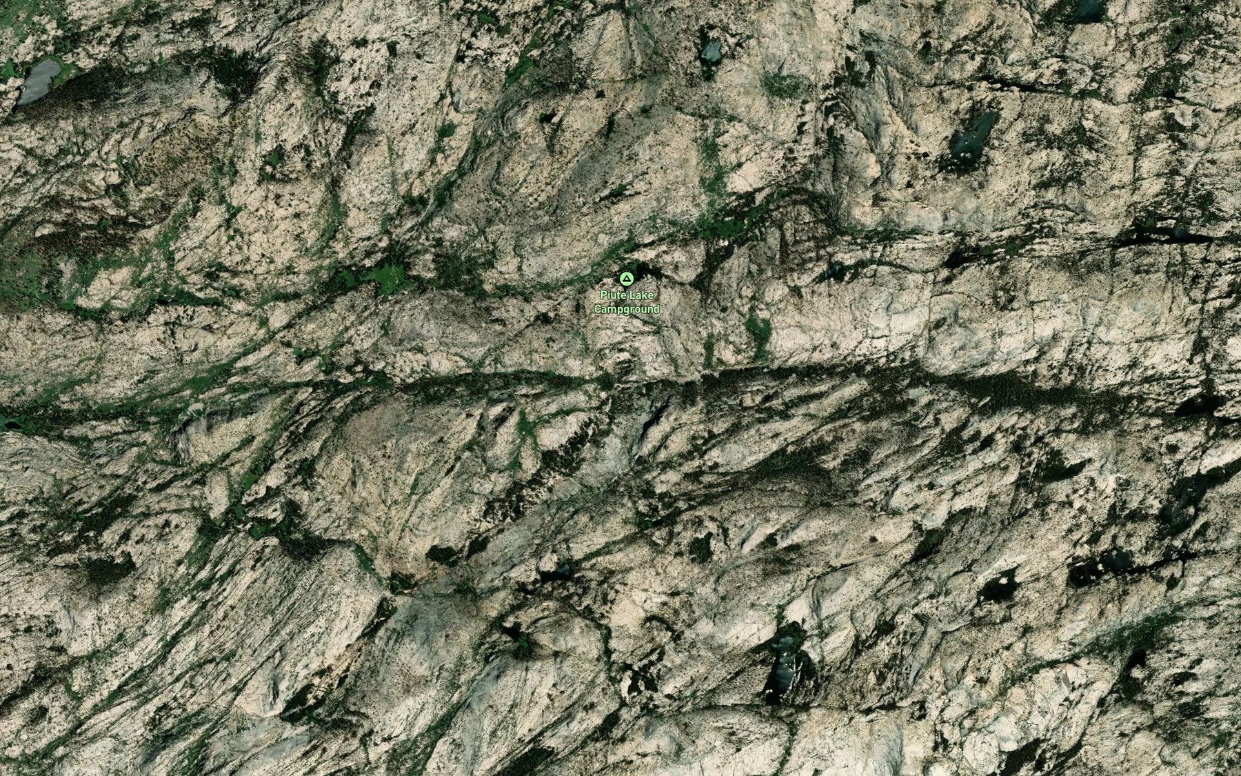 Satellite map of the Buck Meadow Creek