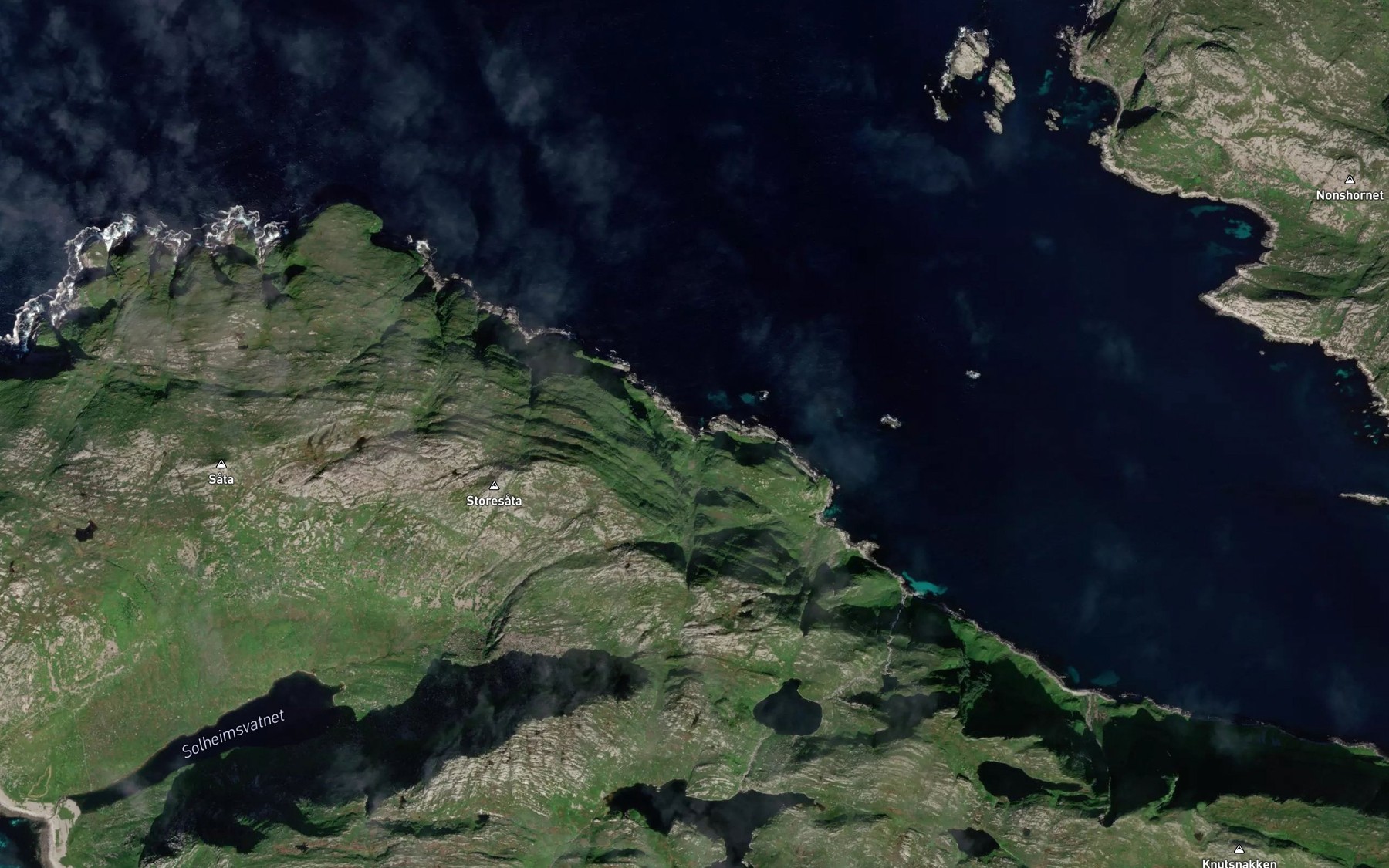 Satellite map of the Korsvika