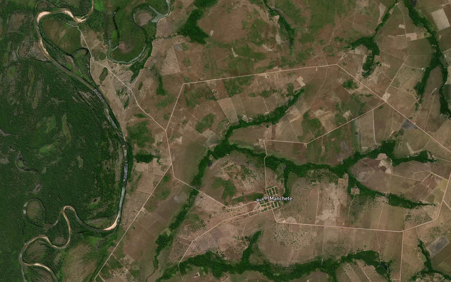 Satellite map of the Corrego Belem