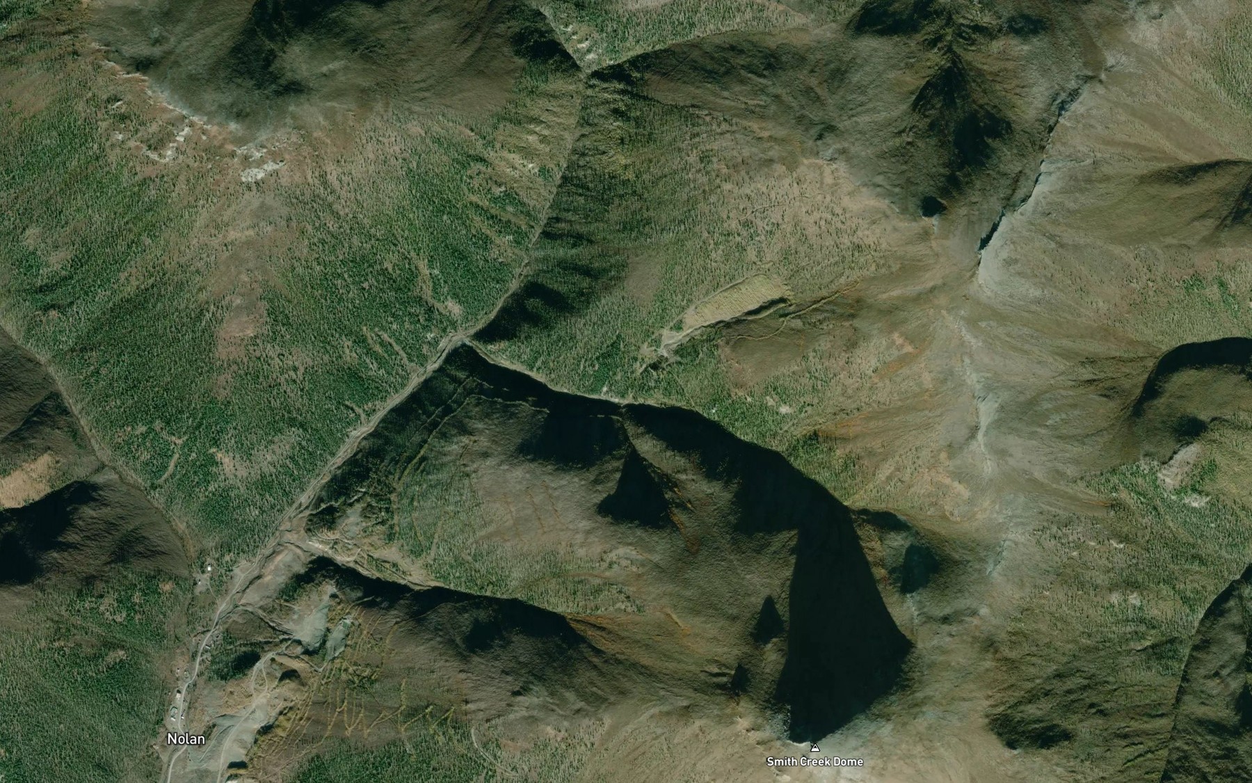 Satellite map of the Thompson Pup
