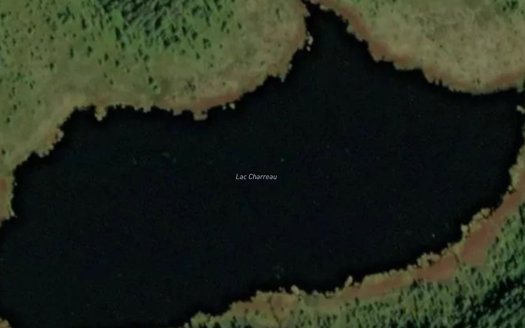 Satellite map of the Lac Charreau