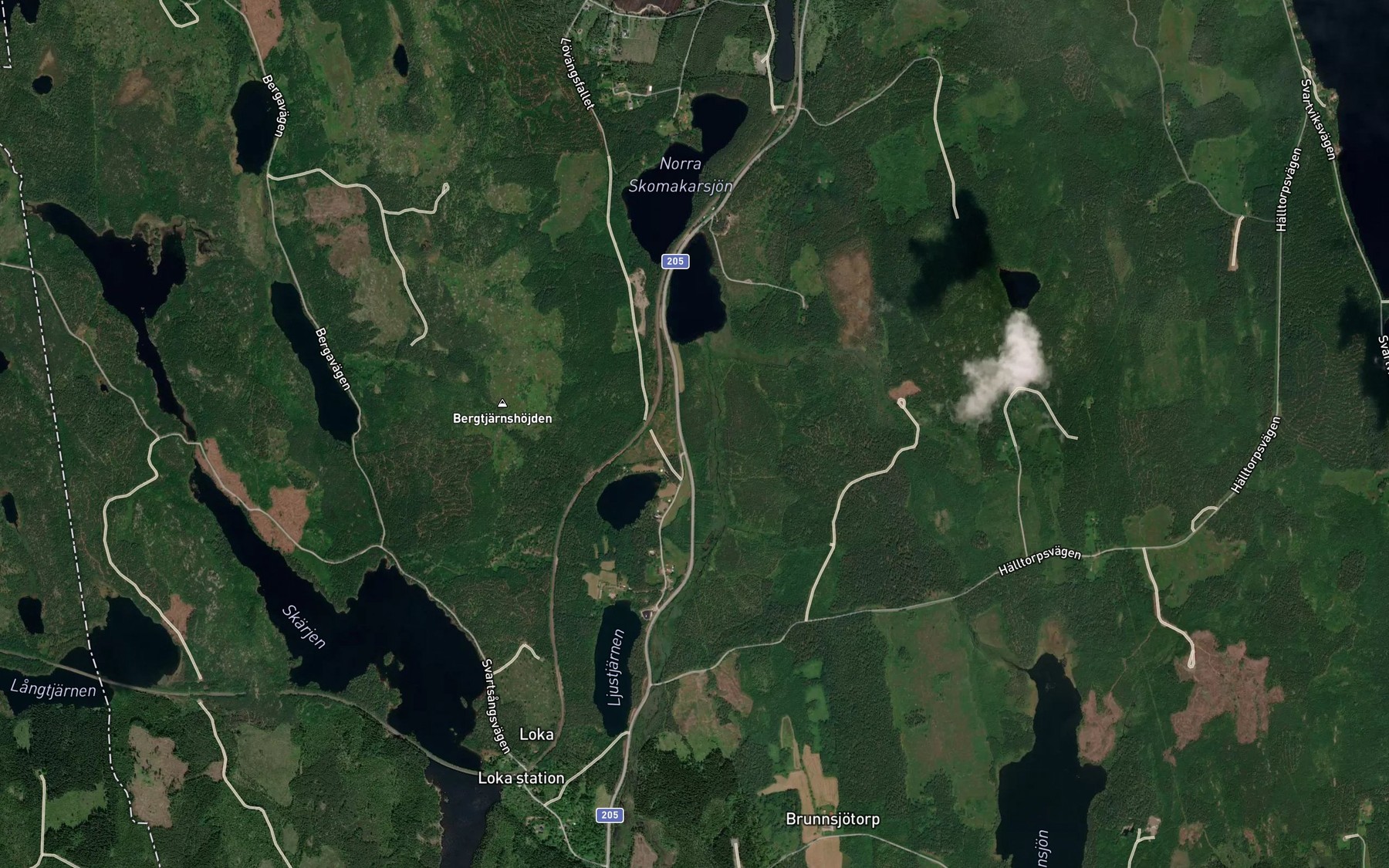 Satellite map of the Sodra Skomakarsjon