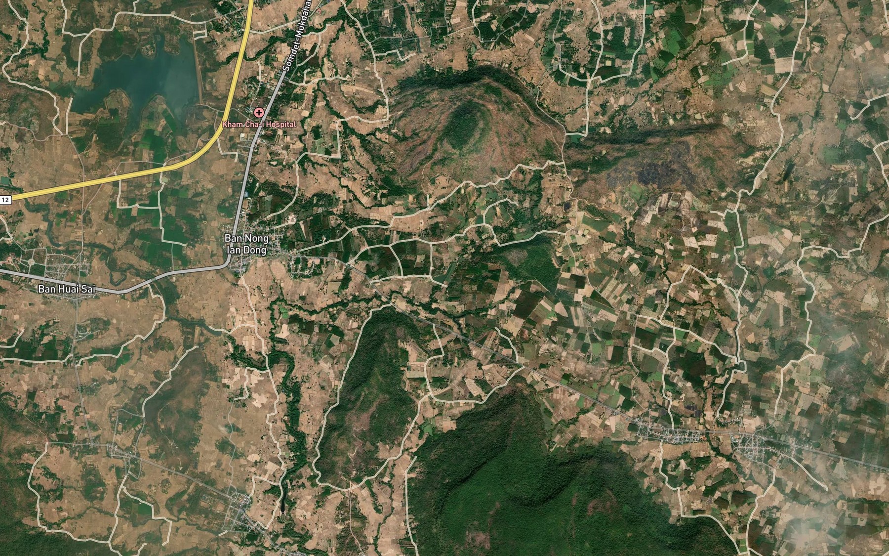 Satellite map of the Ang Kep Nam Nong Ian Dong