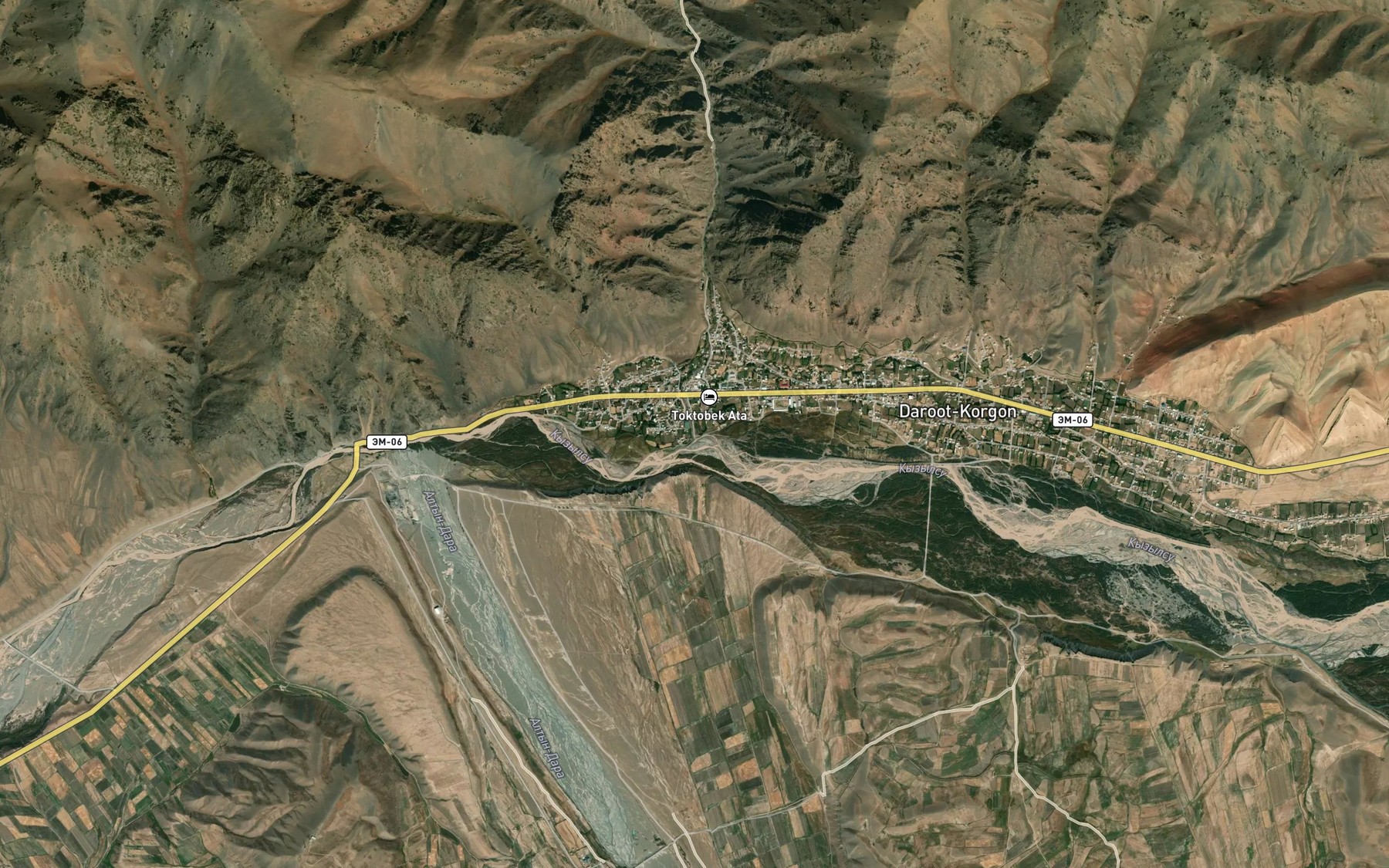 Satellite map of the Daraut