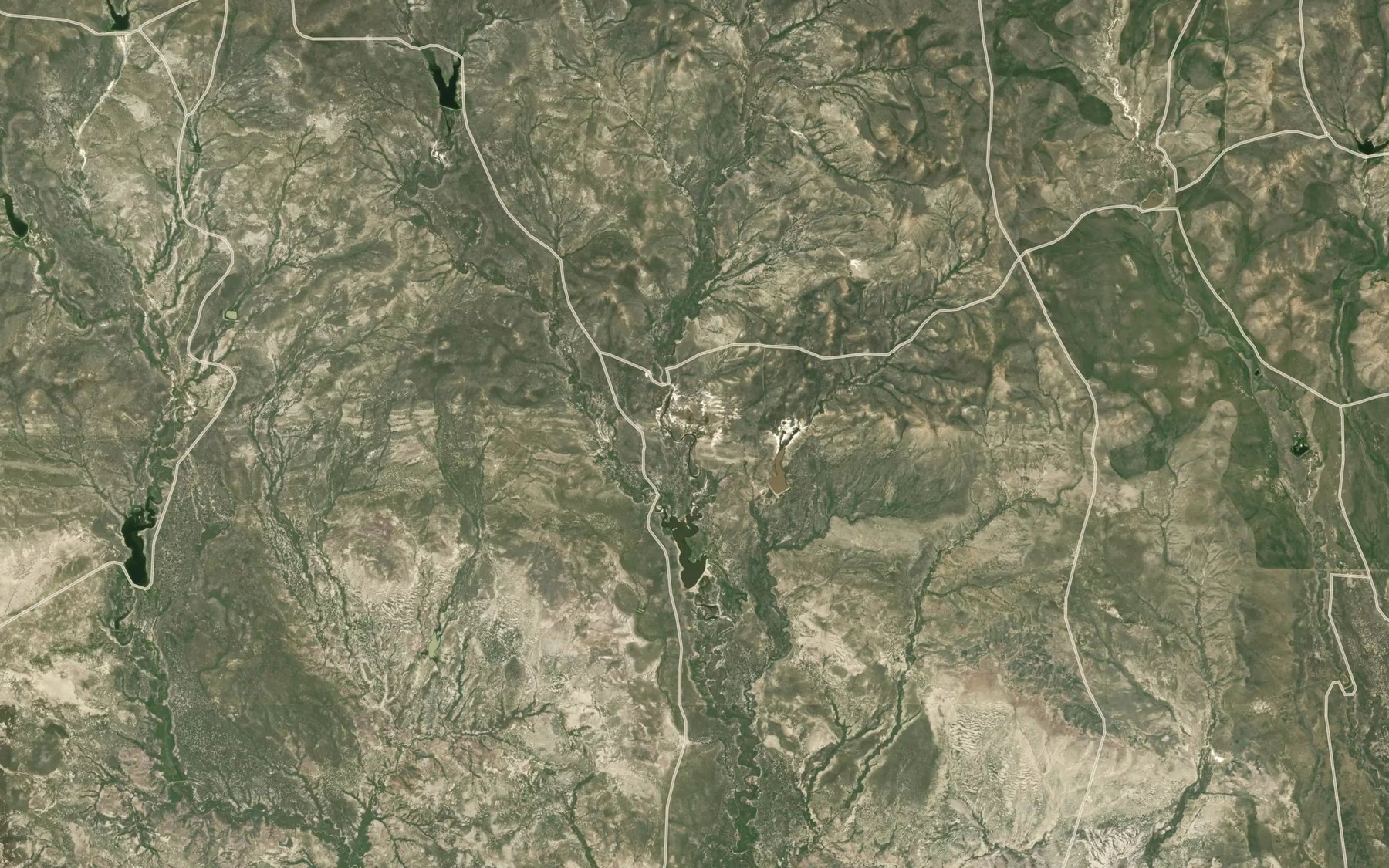Satellite map of the Scott Springs