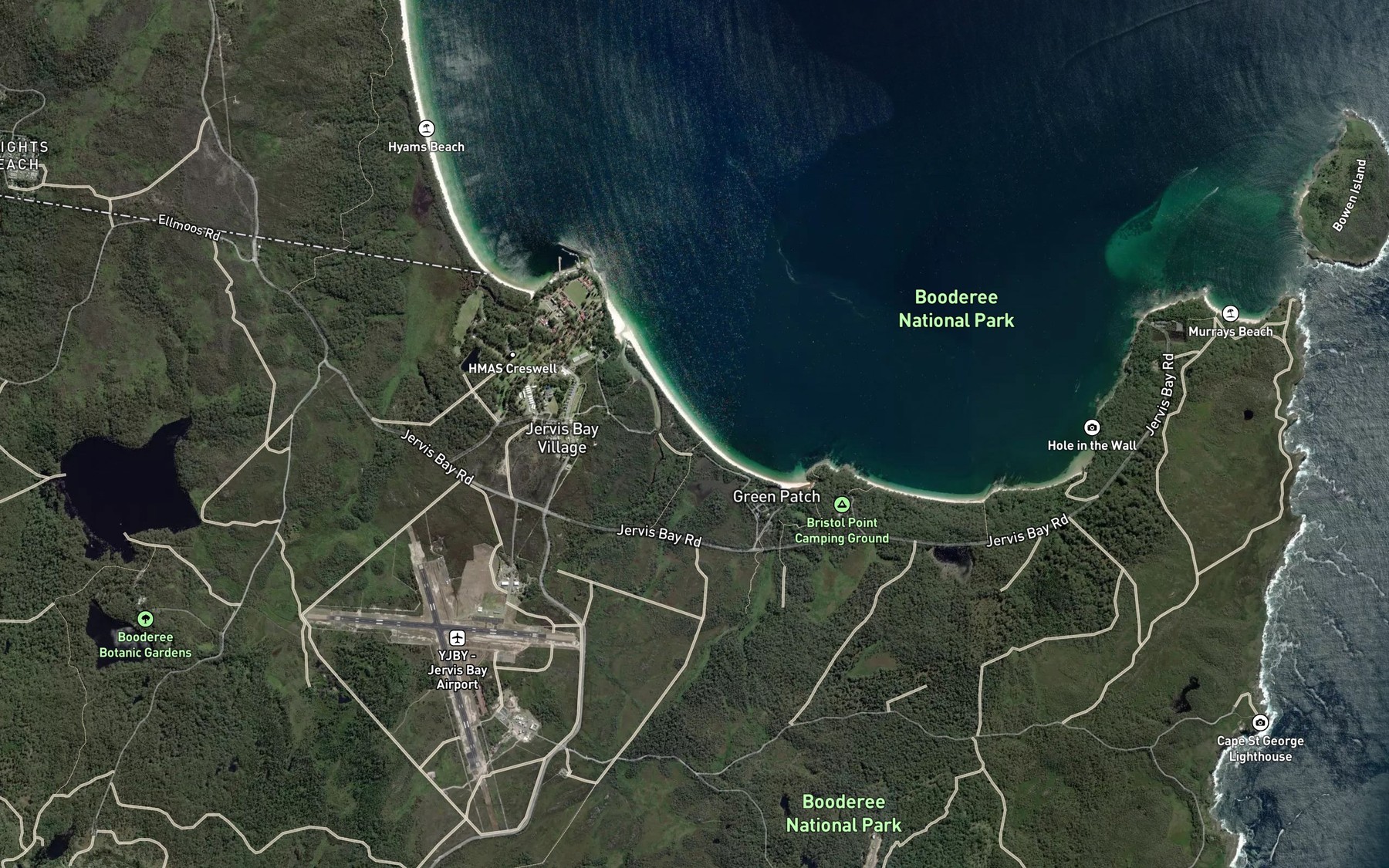 Satellite map of the Telegraph Creek