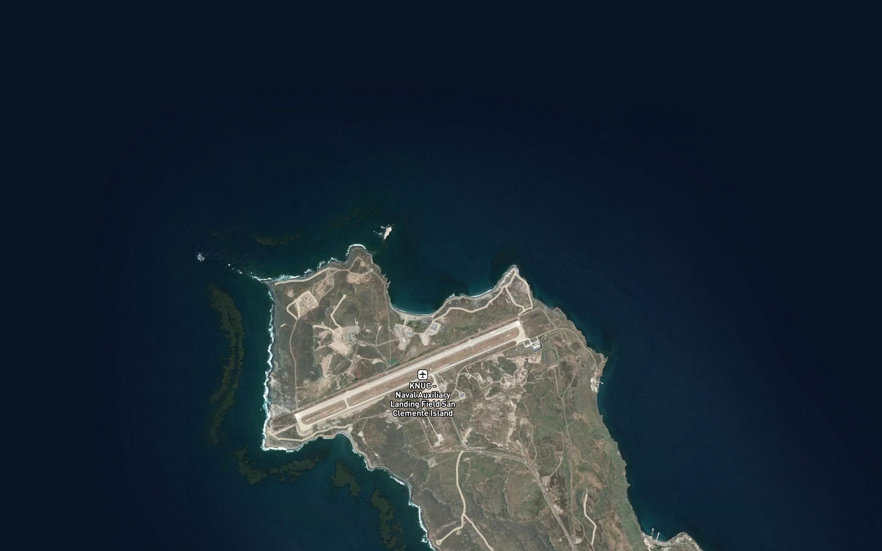 Satellite map of the Northwest Harbor