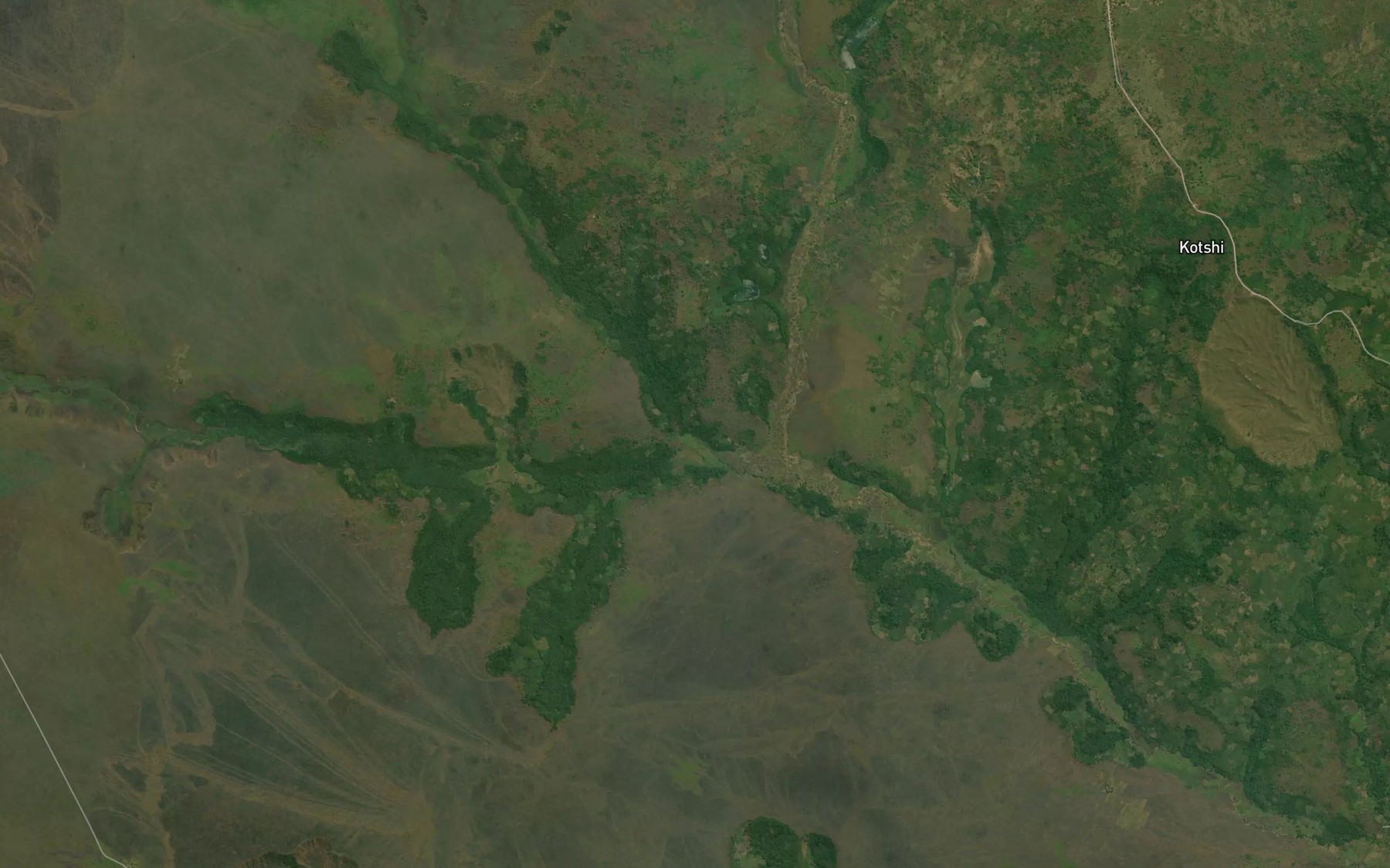 Satellite map of the Kilambi