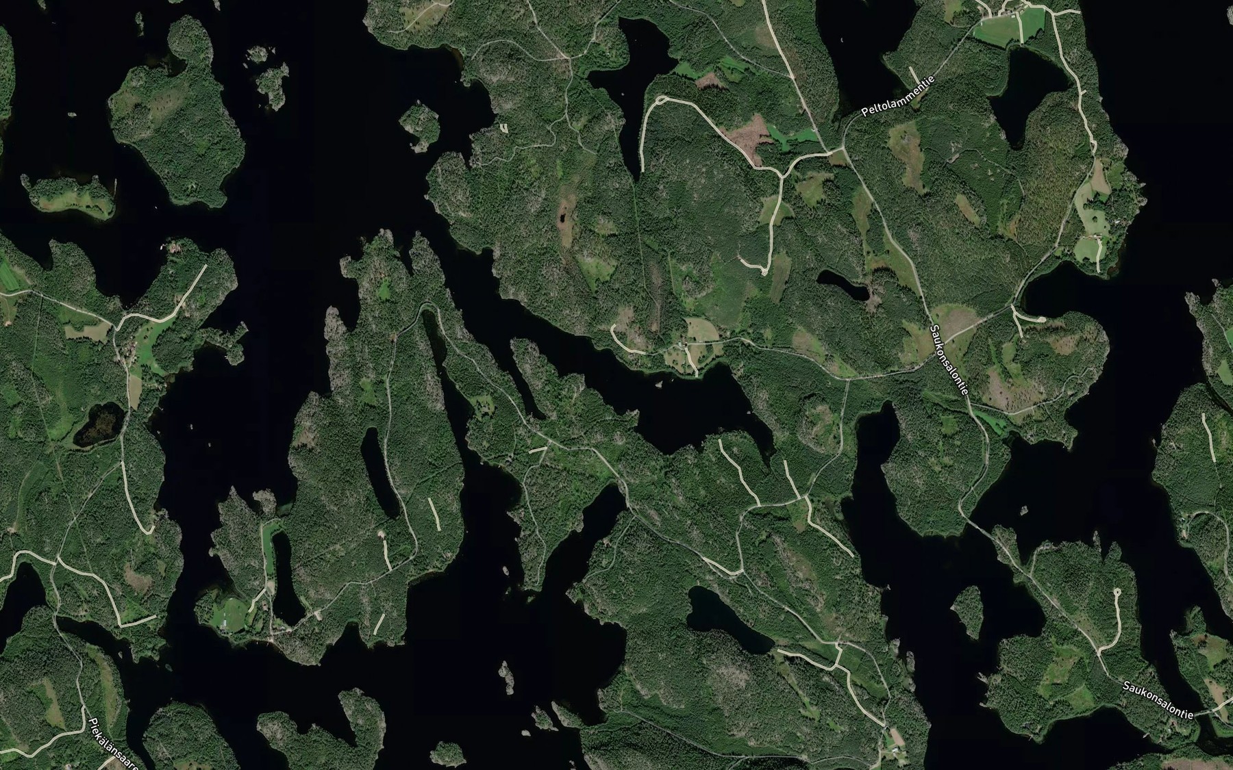Satellite map of the Jousanlahti