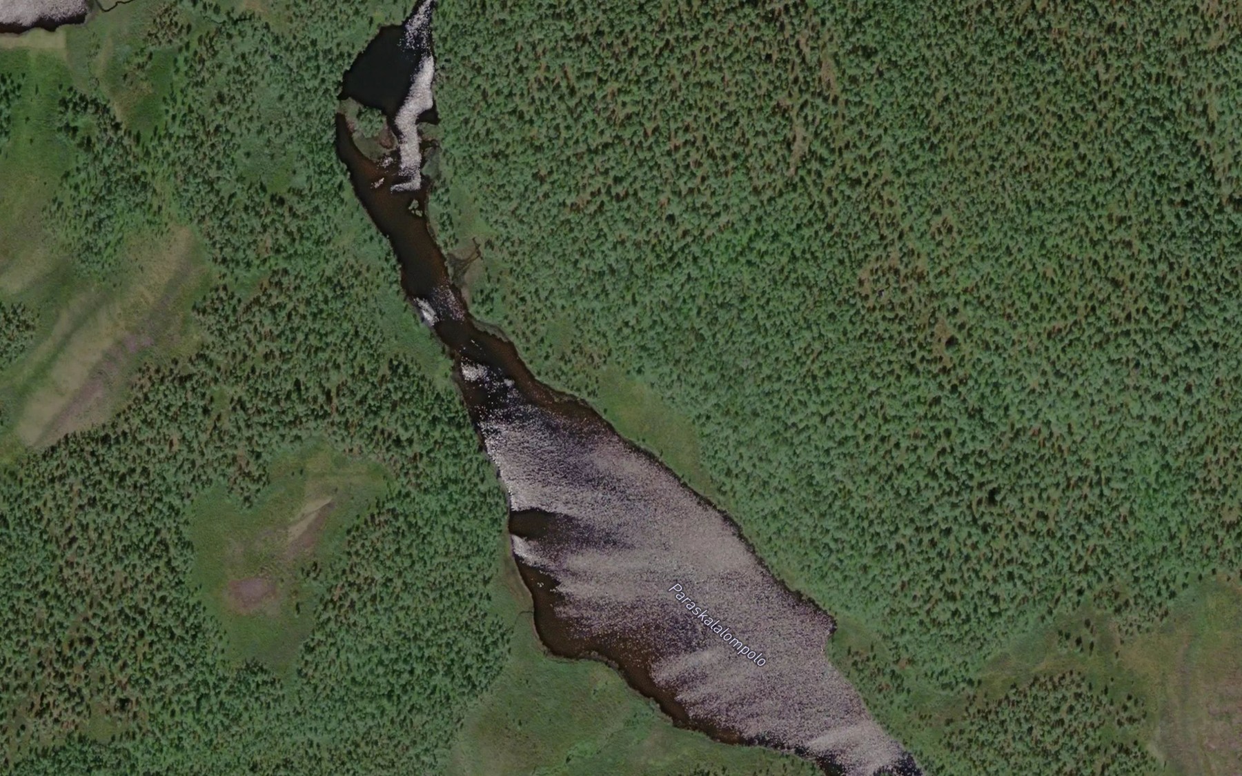 Satellite map of the Paraskalalompolo