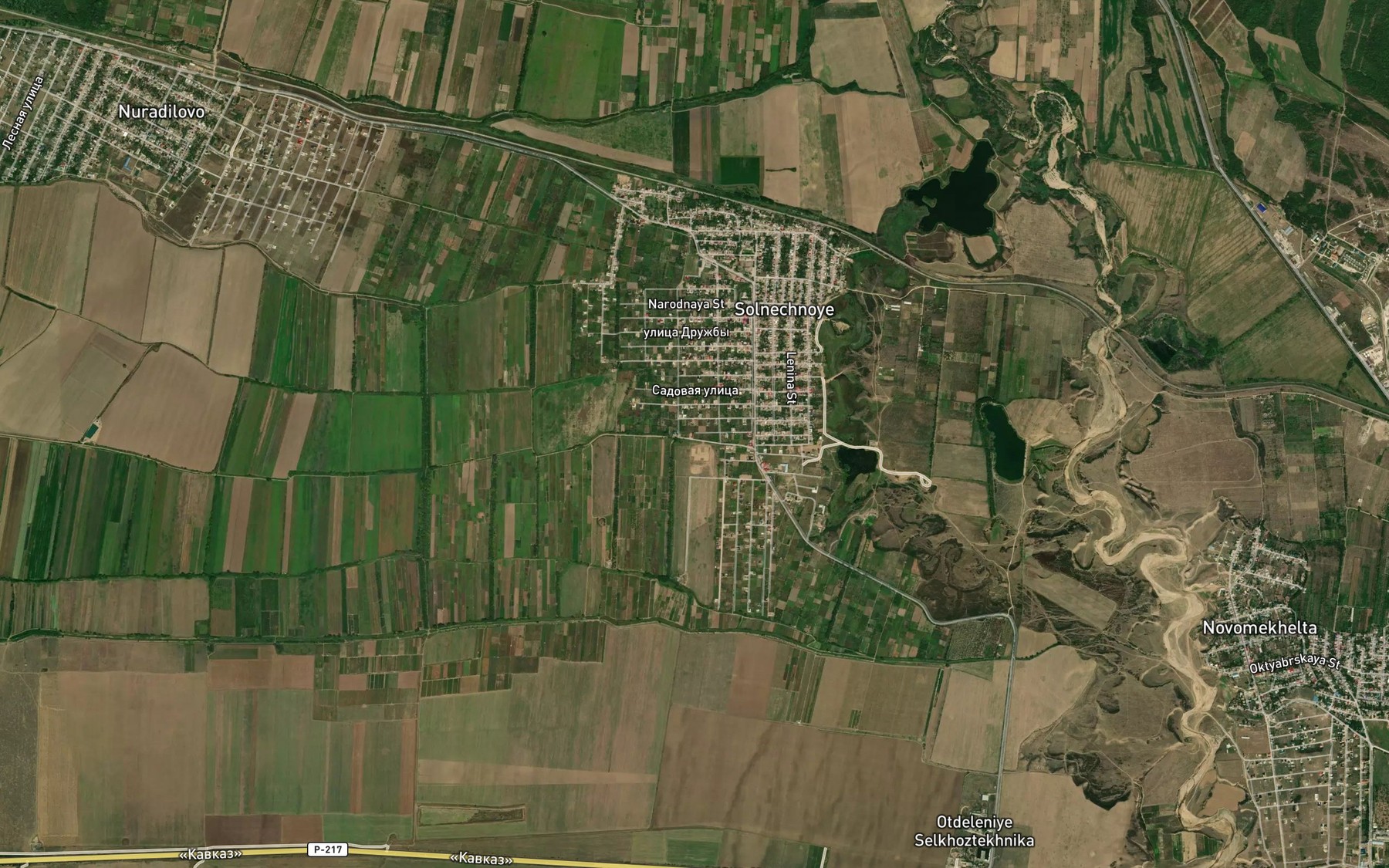 Satellite map of the Kanal Kamachay-Tataul