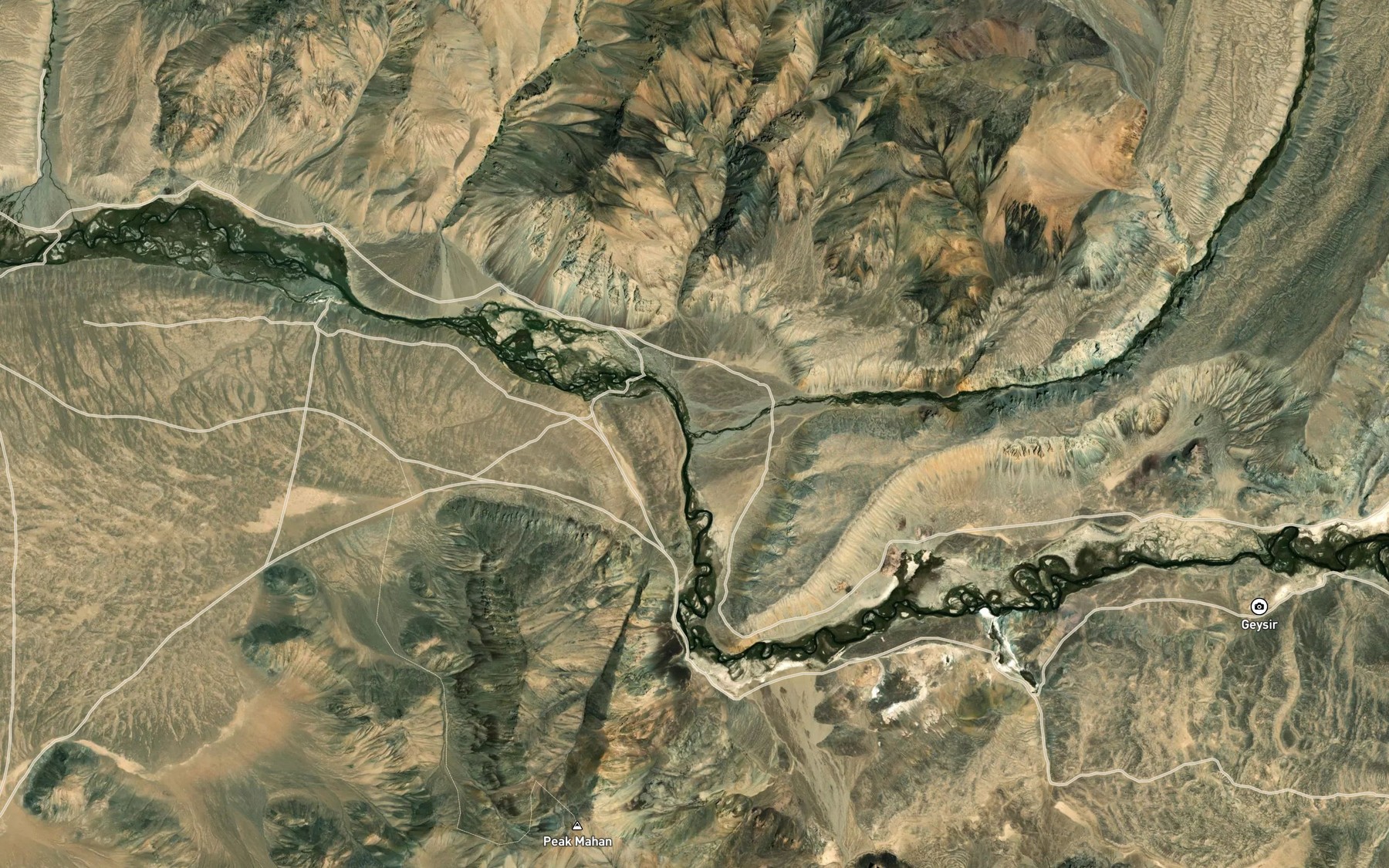 Satellite map of the Bakhmal'-Dzhilga