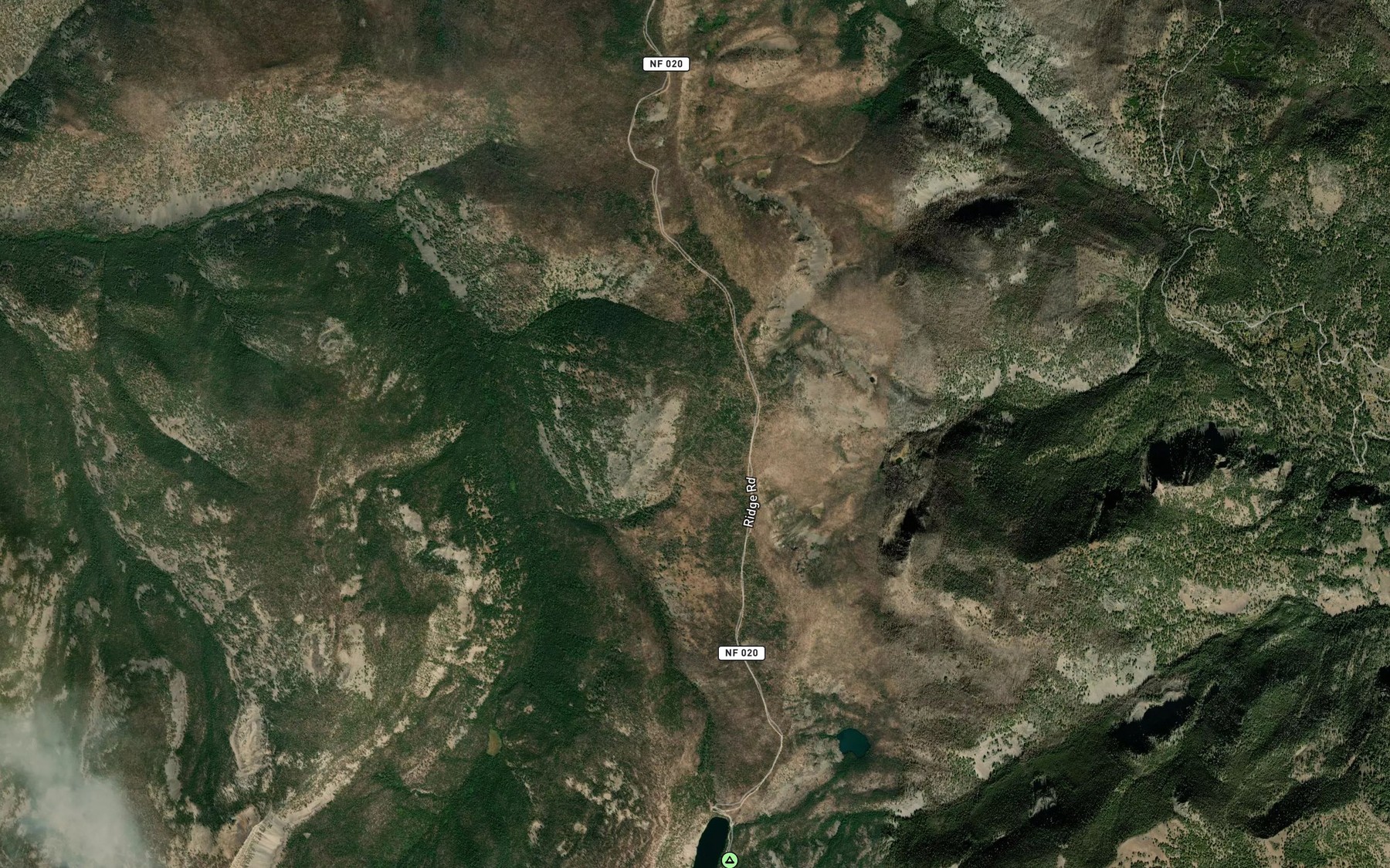 Satellite map of the Dishrag Spring