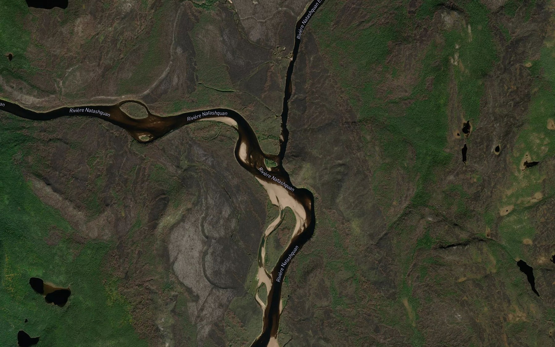Satellite map of the Confluent Kanishestuetiki
