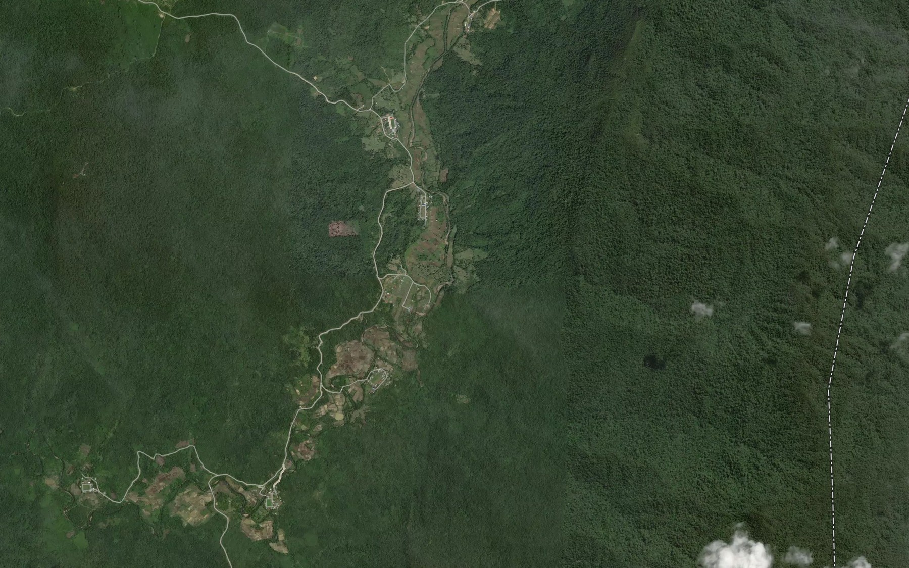 Satellite map of the Sungai Perpuak