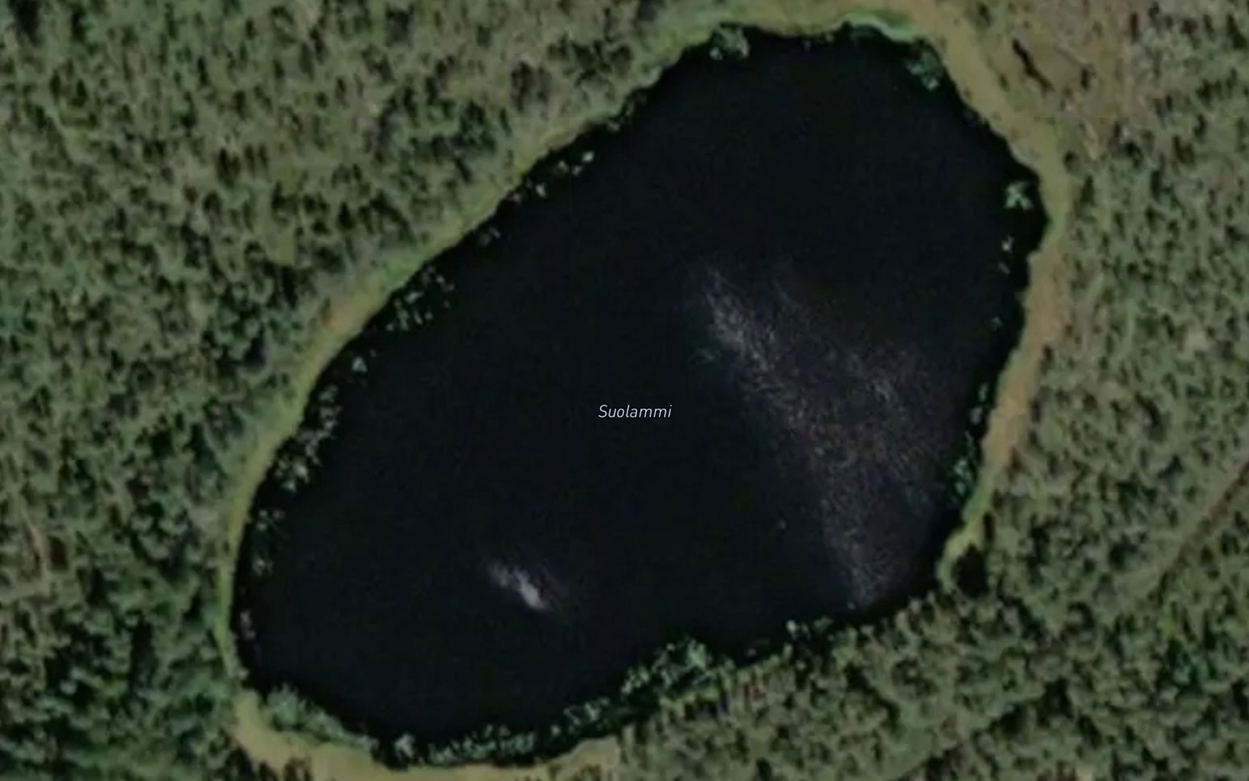 Satellite map of the Suolammi