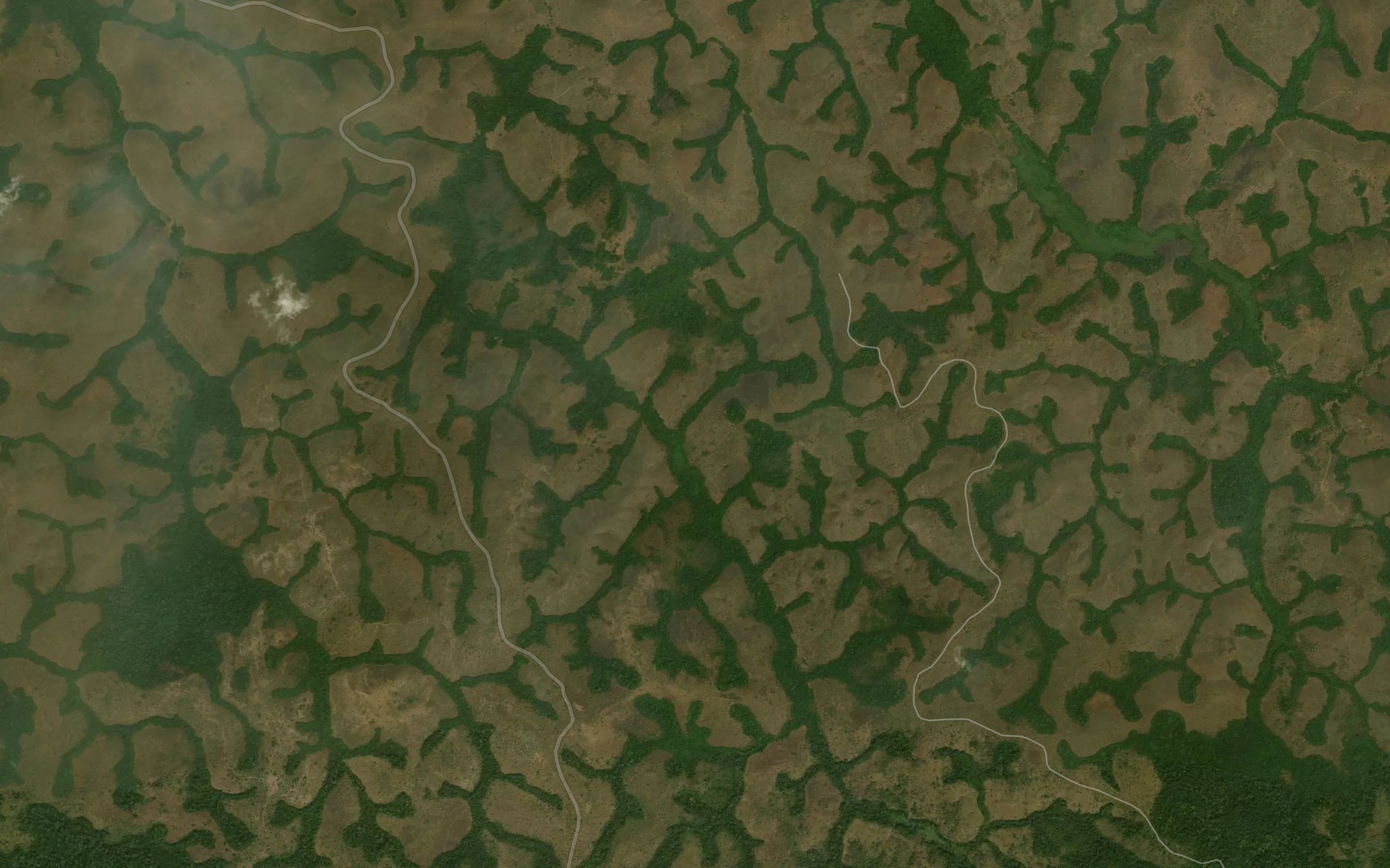 Satellite map of the Boulou