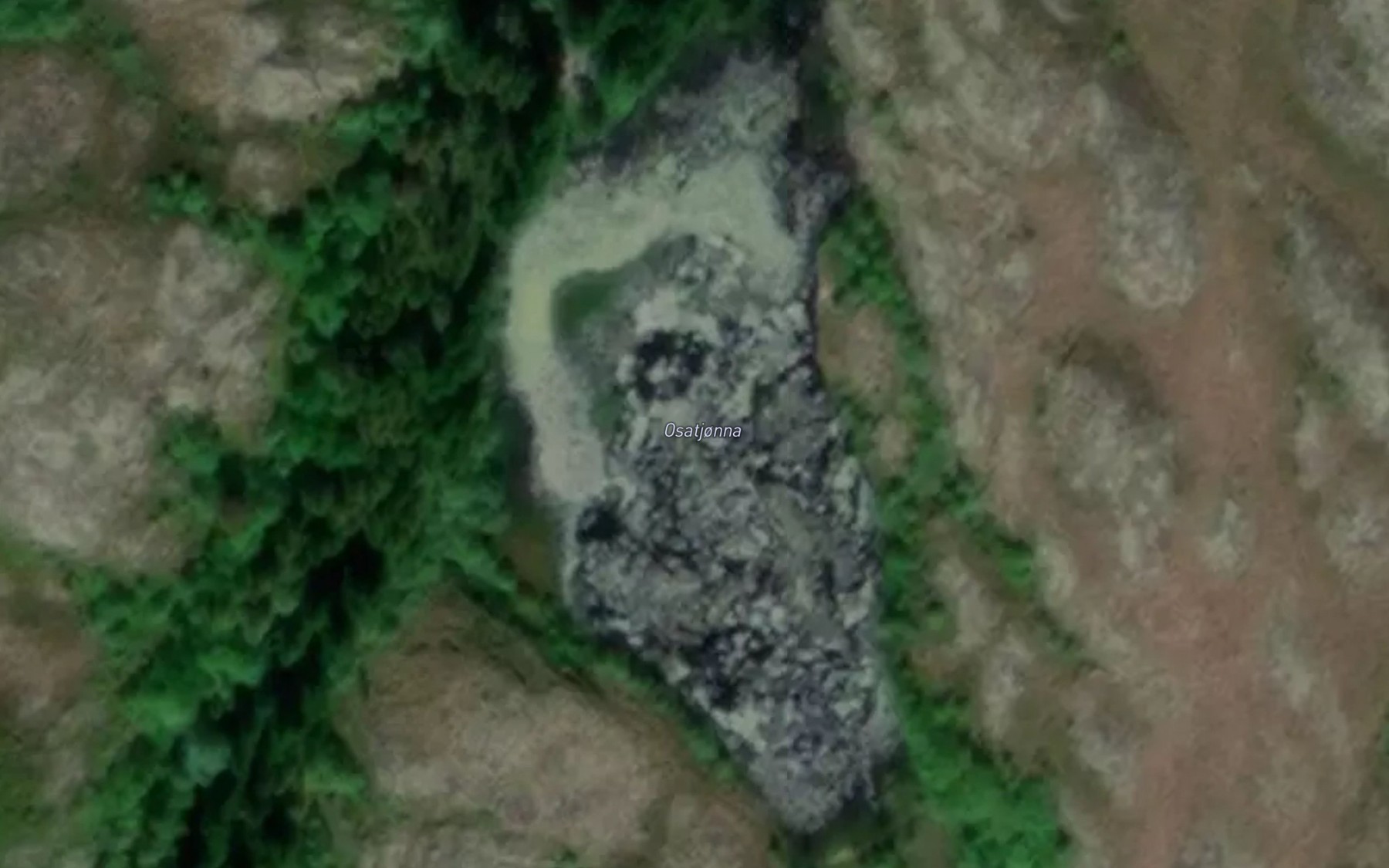 Satellite map of the Osatjonna