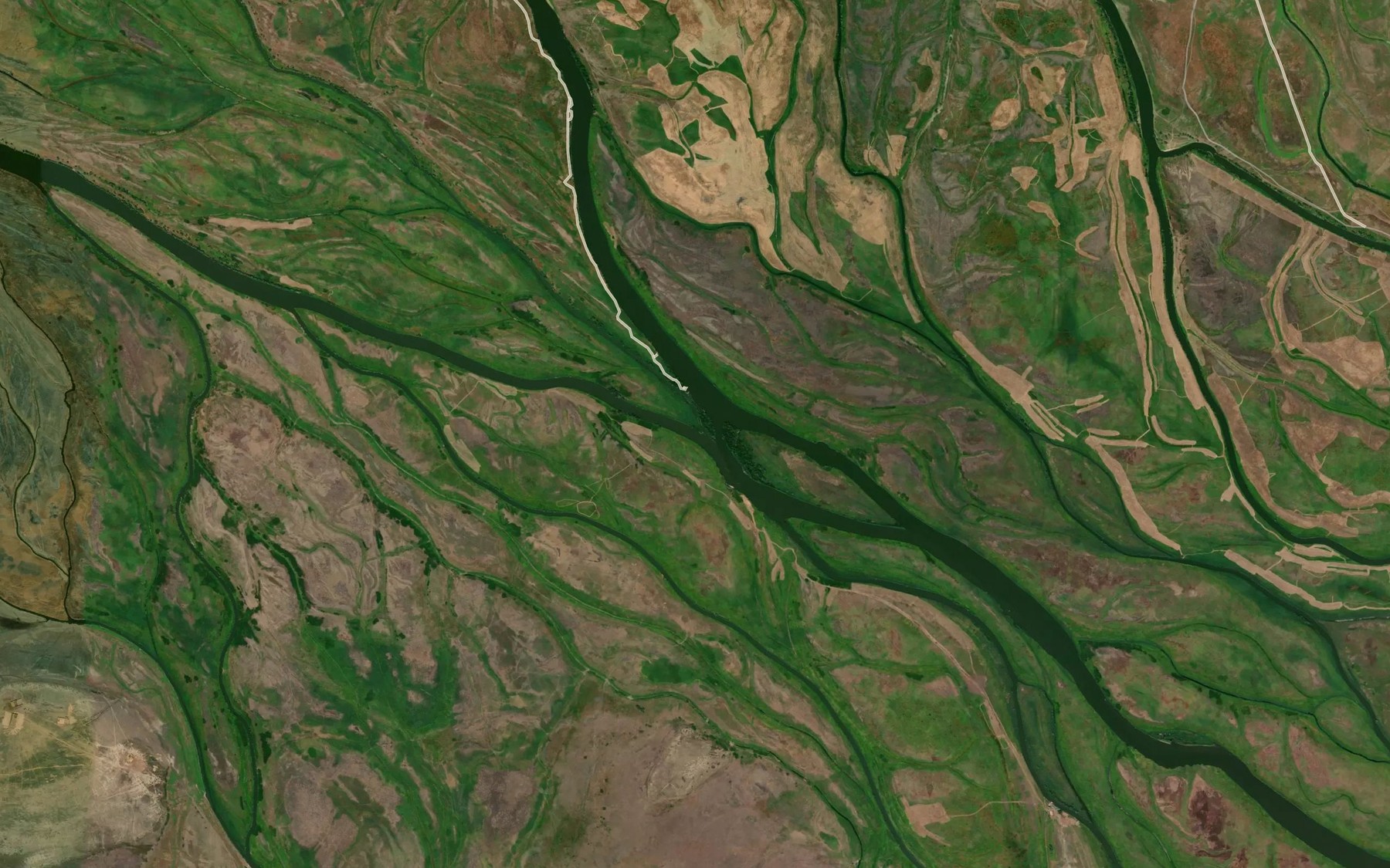 Satellite map of the Chervyakovka