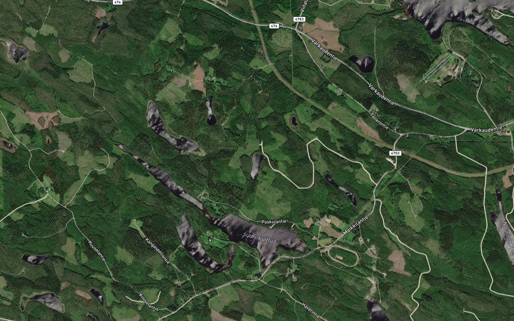 Satellite map of the Korpilampi