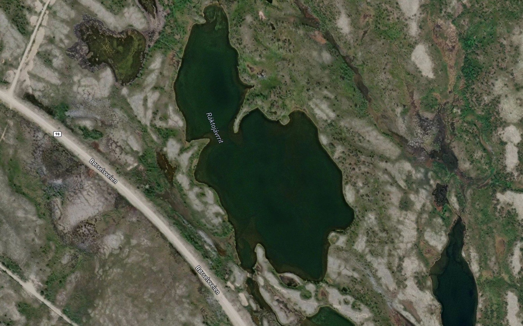 Satellite map of the Raktujavrit