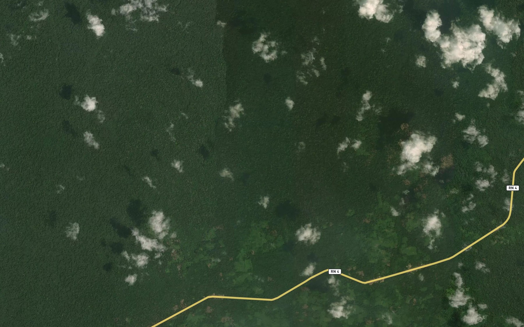 Satellite map of the Agona