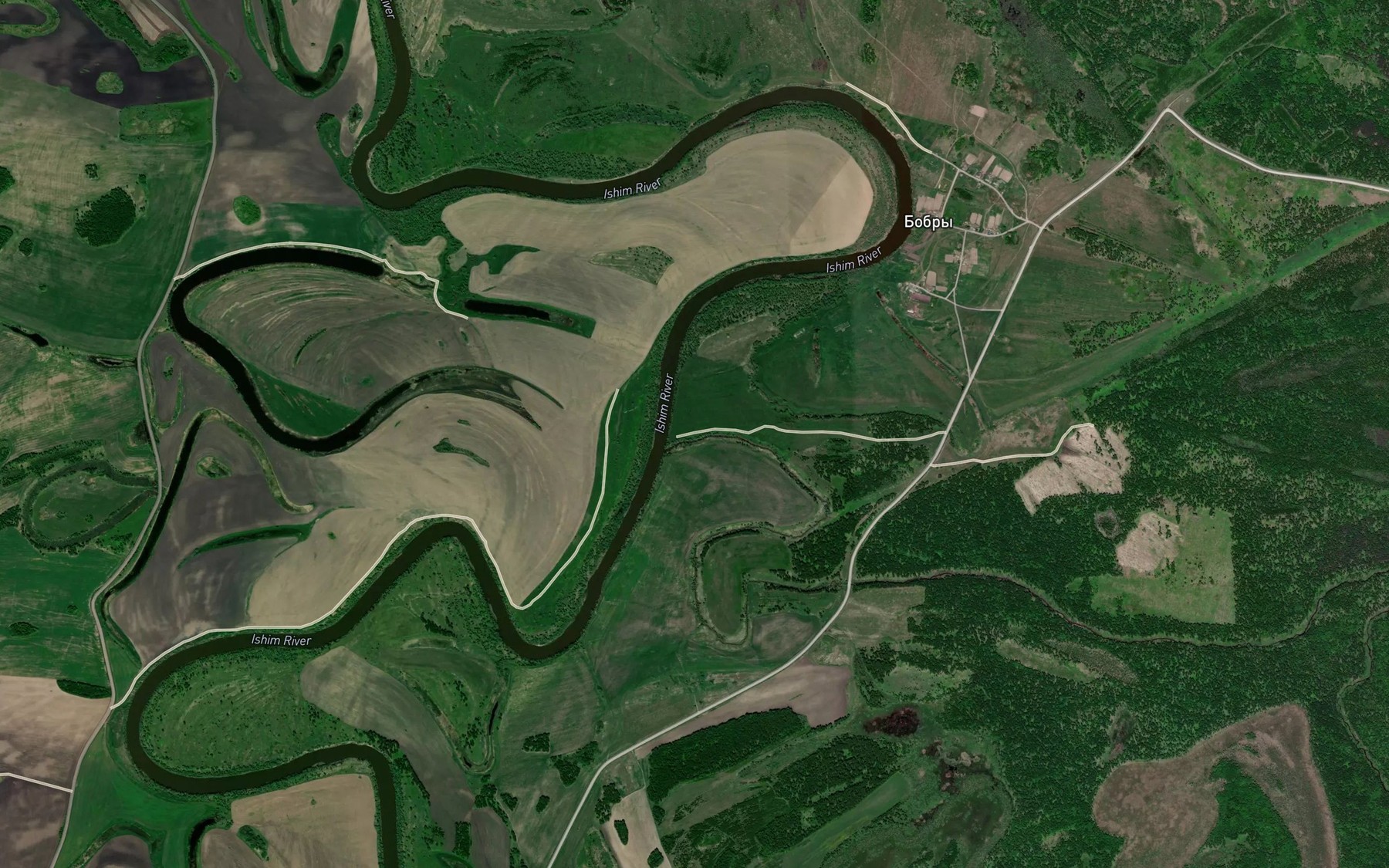Satellite map of the Tashair