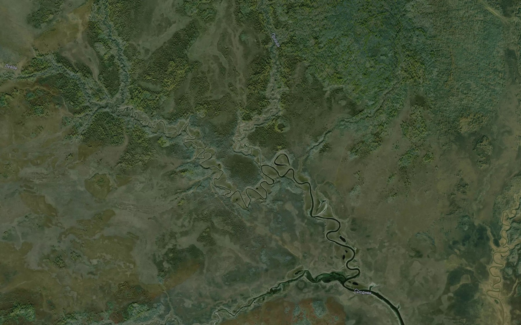 Satellite map of the Pravaya