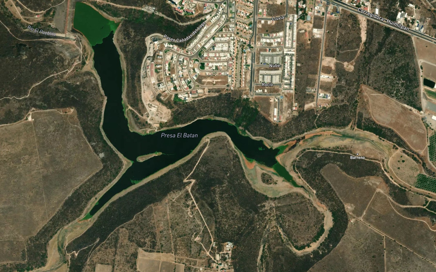 Satellite map of the Presa Batan