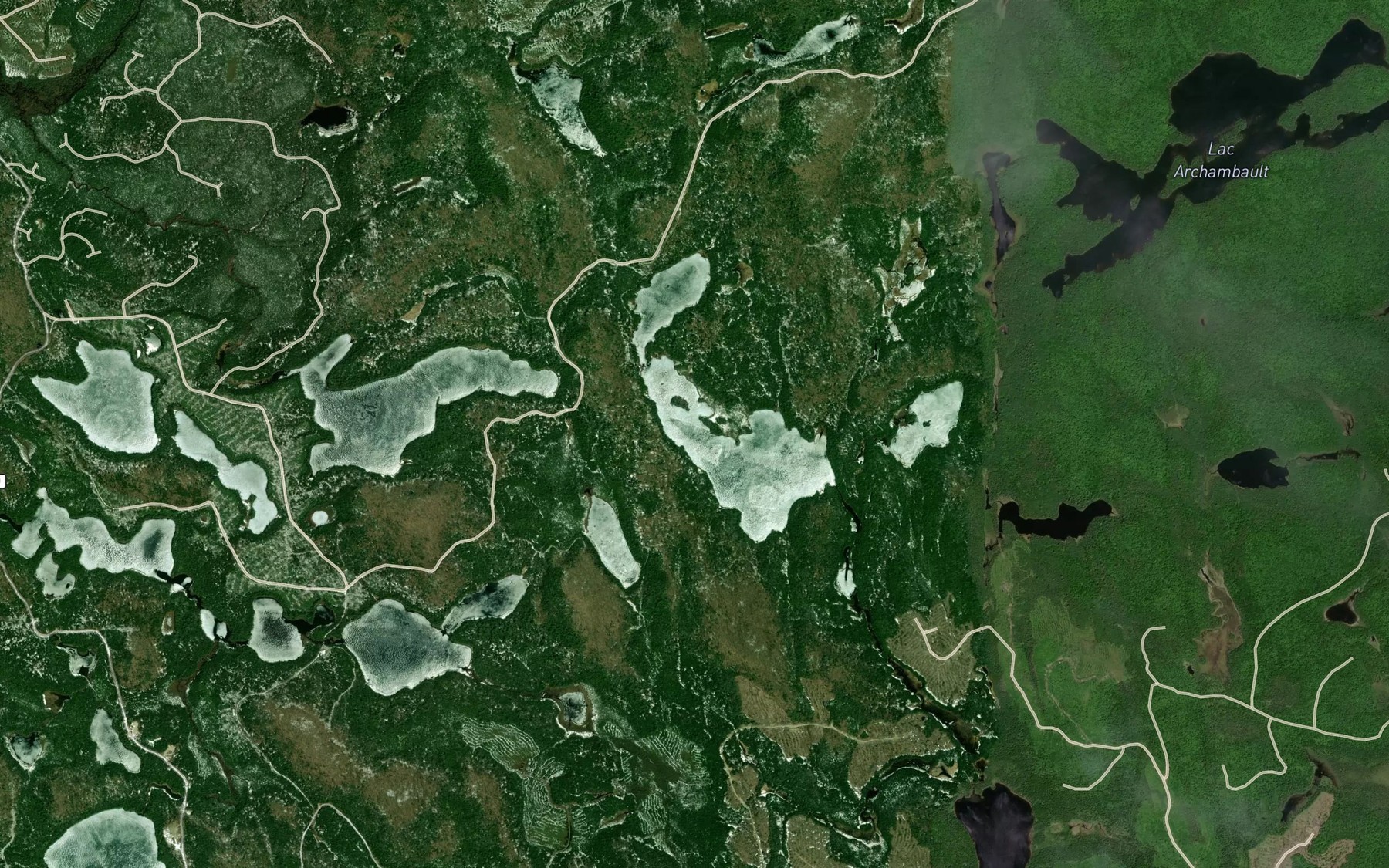 Satellite map of the Lac Coalpit